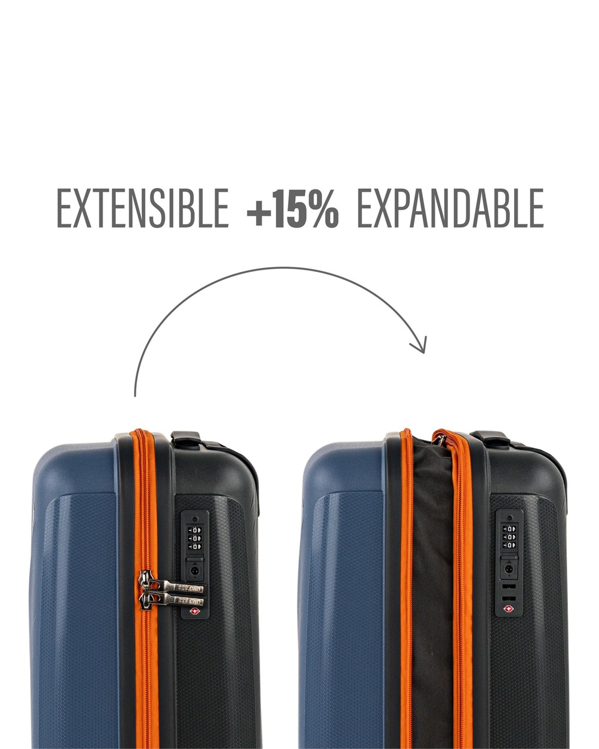 Mala de Cabine Tivoli com Capacidade de 36l Azul-4
