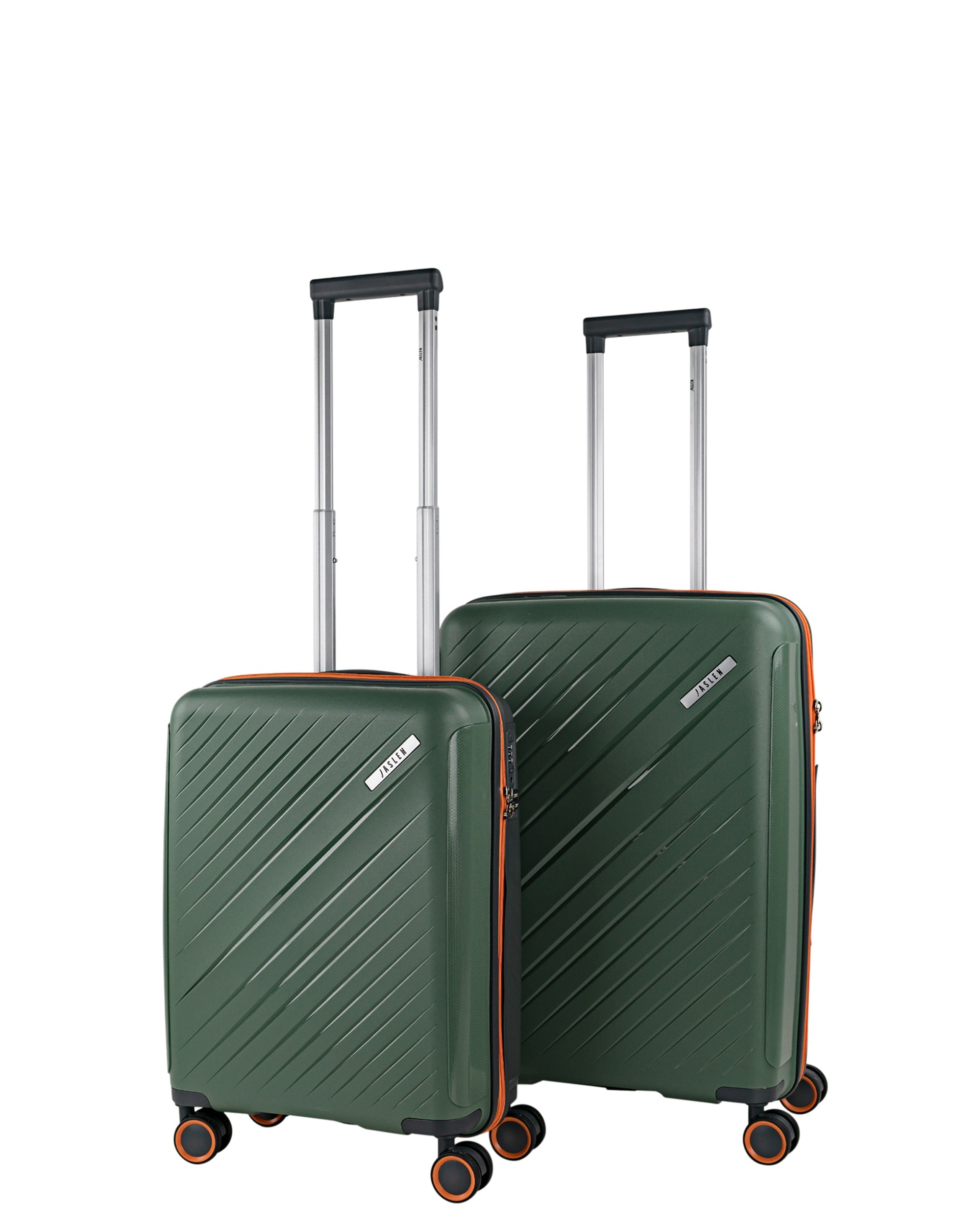 Conjunto de Malas (cabine e Média) Tivoli com Capacidade de 101l Caqui-1