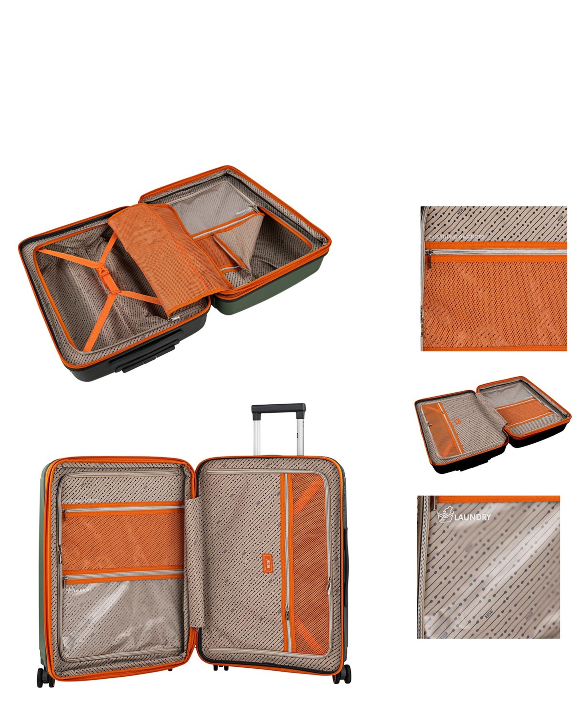 Mala Média Tivoli com Capacidade de 65l Caqui-5