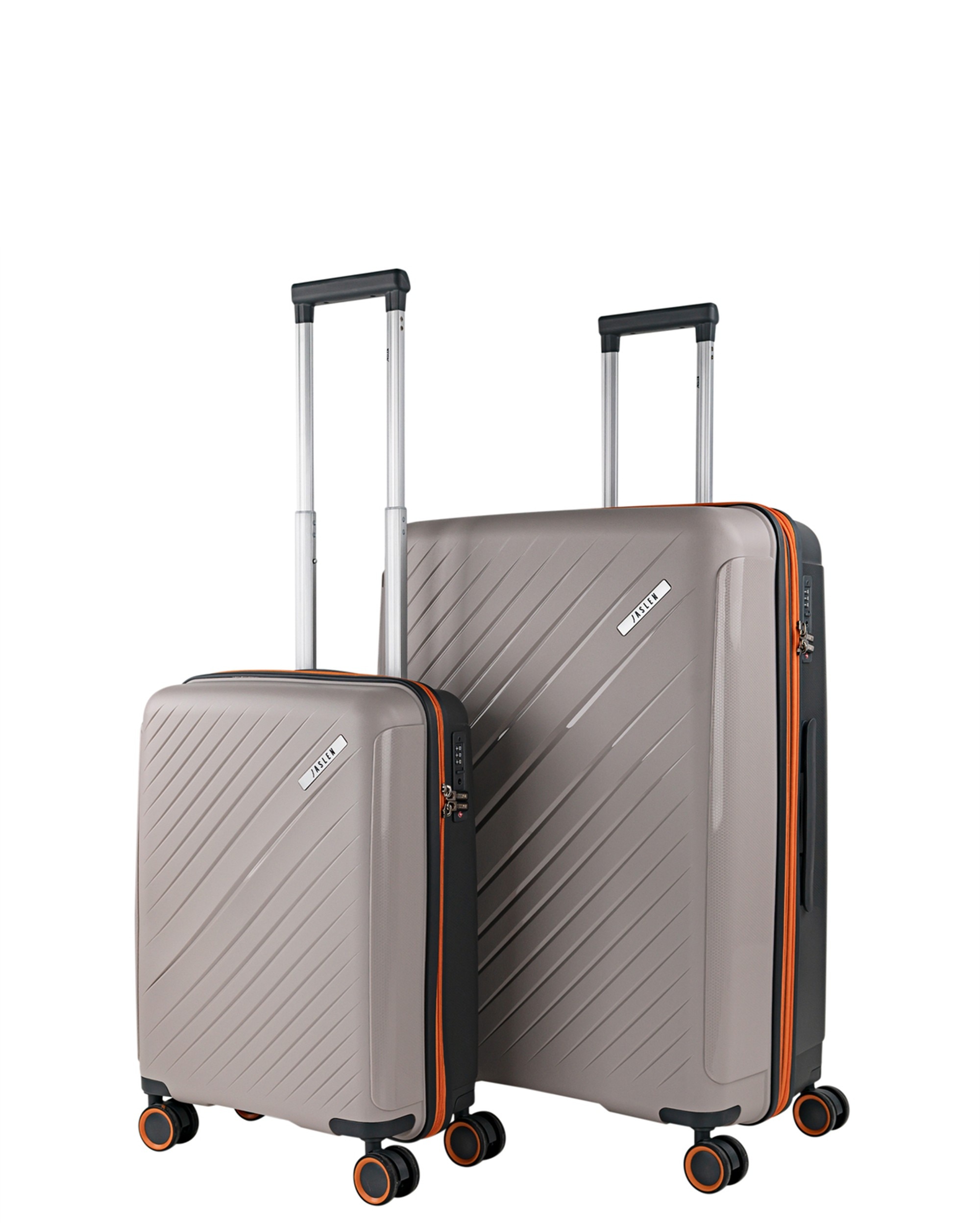 Conjunto de Malas (cabine e Grande) Tivoli com Capacidade de 132l Castanho-1