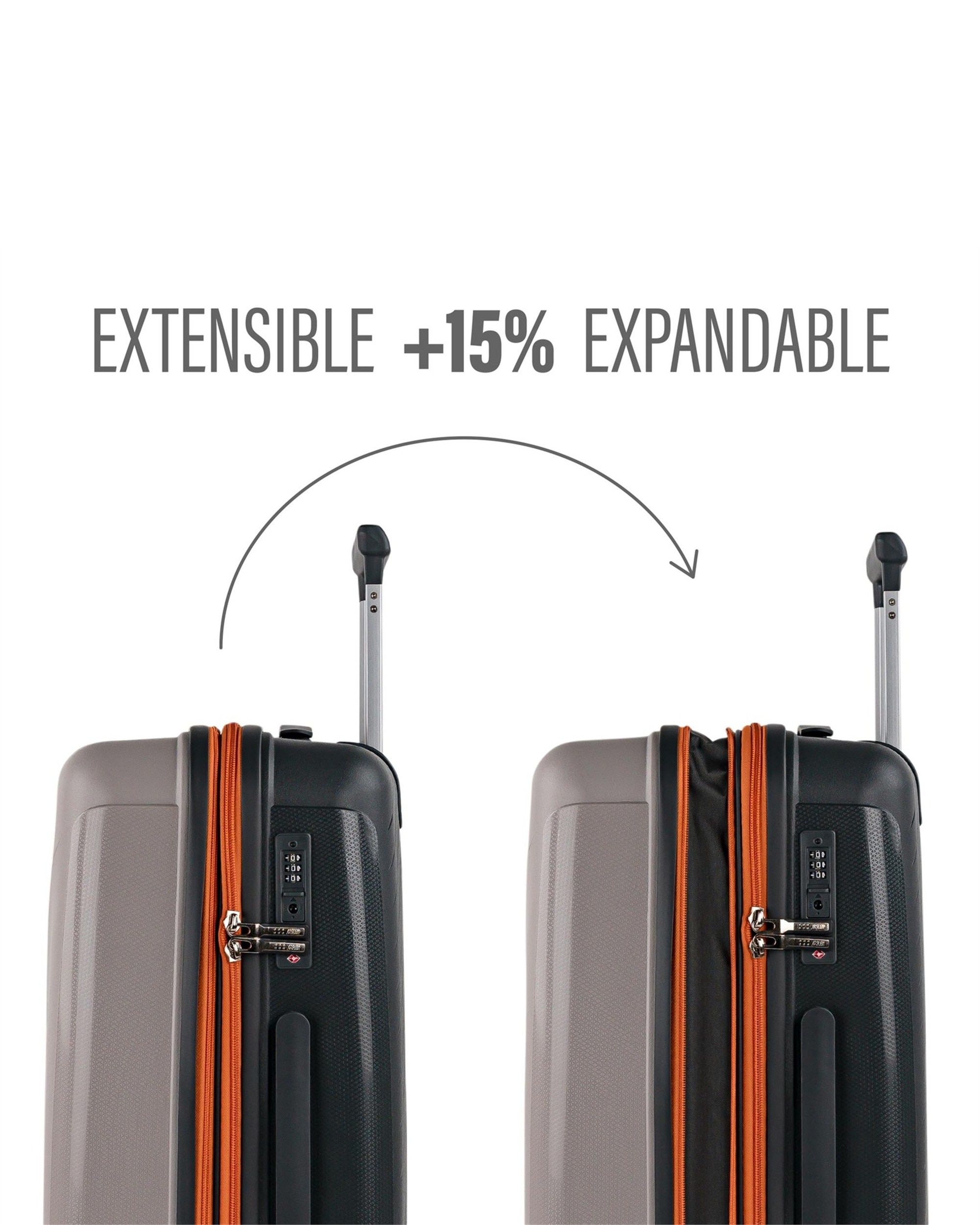 Mala de Cabine Tivoli com Capacidade de 36l Castanho-4