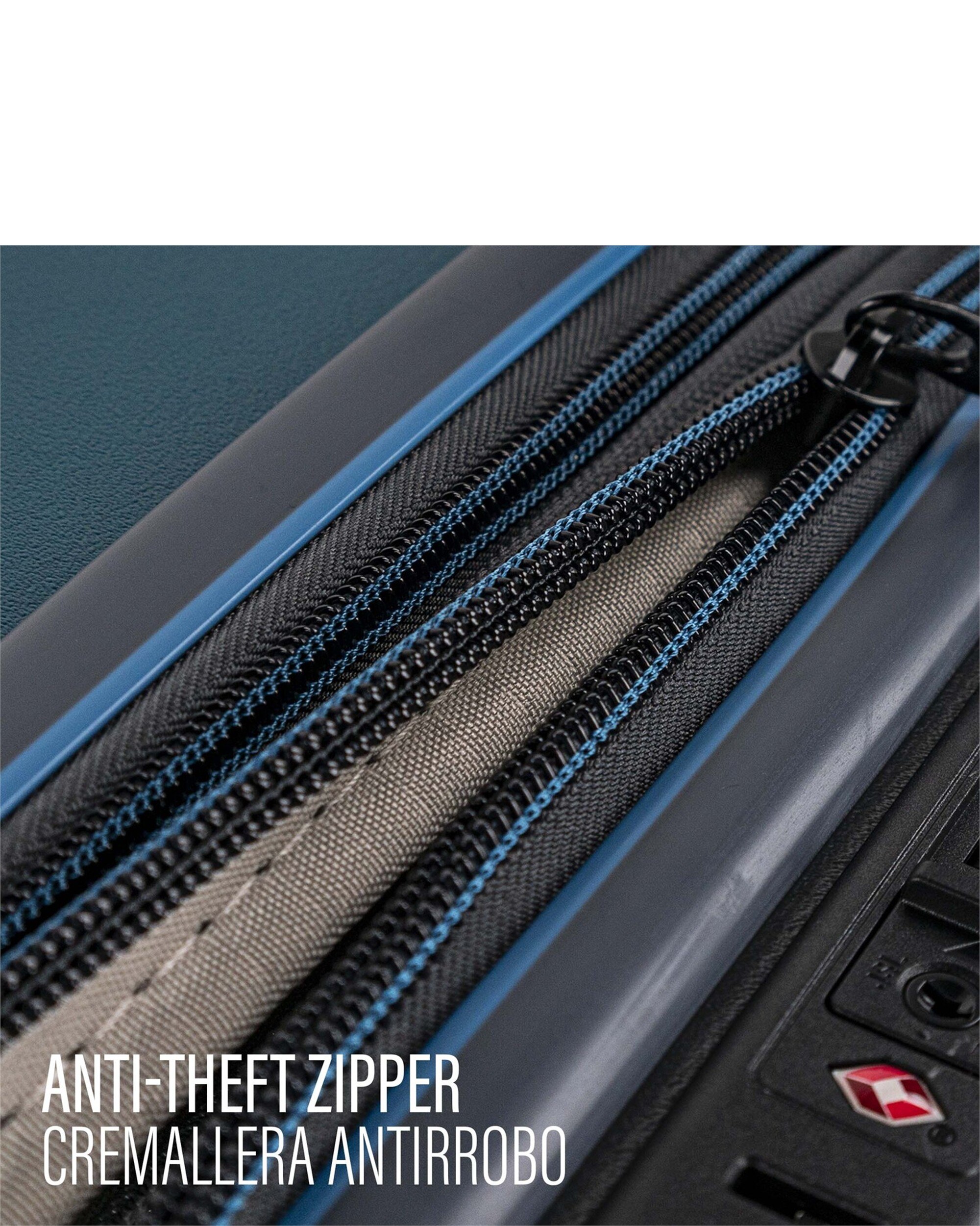 Conjunto de Malas (cabine, Média e Grande) Salzburgo com Capacidade de 216l Preto-6