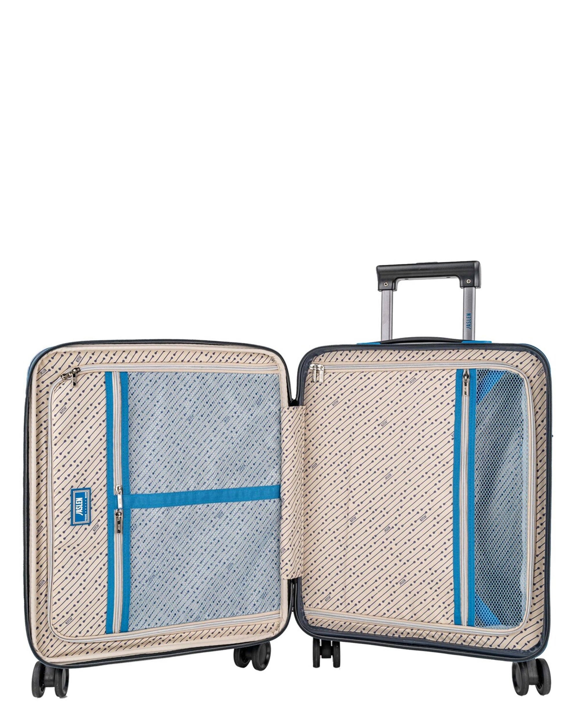 Mala de Cabine Salzburgo com Capacidade de 38l Azul-claro-6