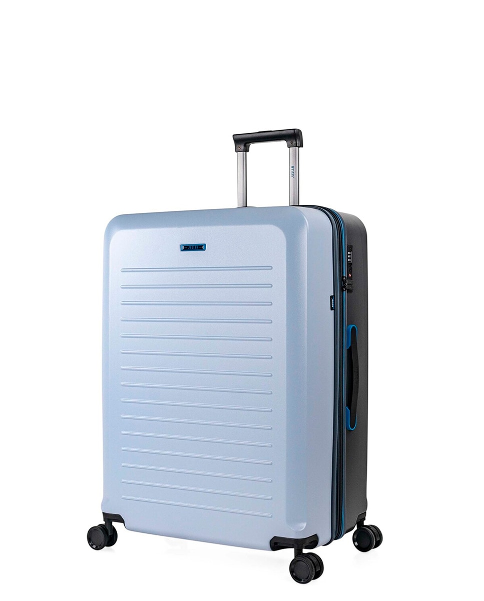 Mala Grande Salzburgo com Capacidade de 108l Azul-claro-1