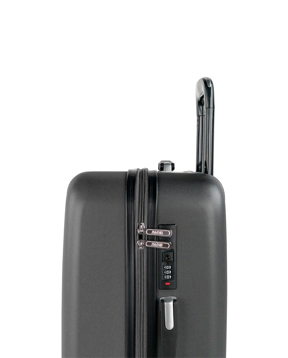 Conjunto de Malas (cabine, Média e Grande) Tiber Rígidas com Capacidade 200 L Cinzento-5
