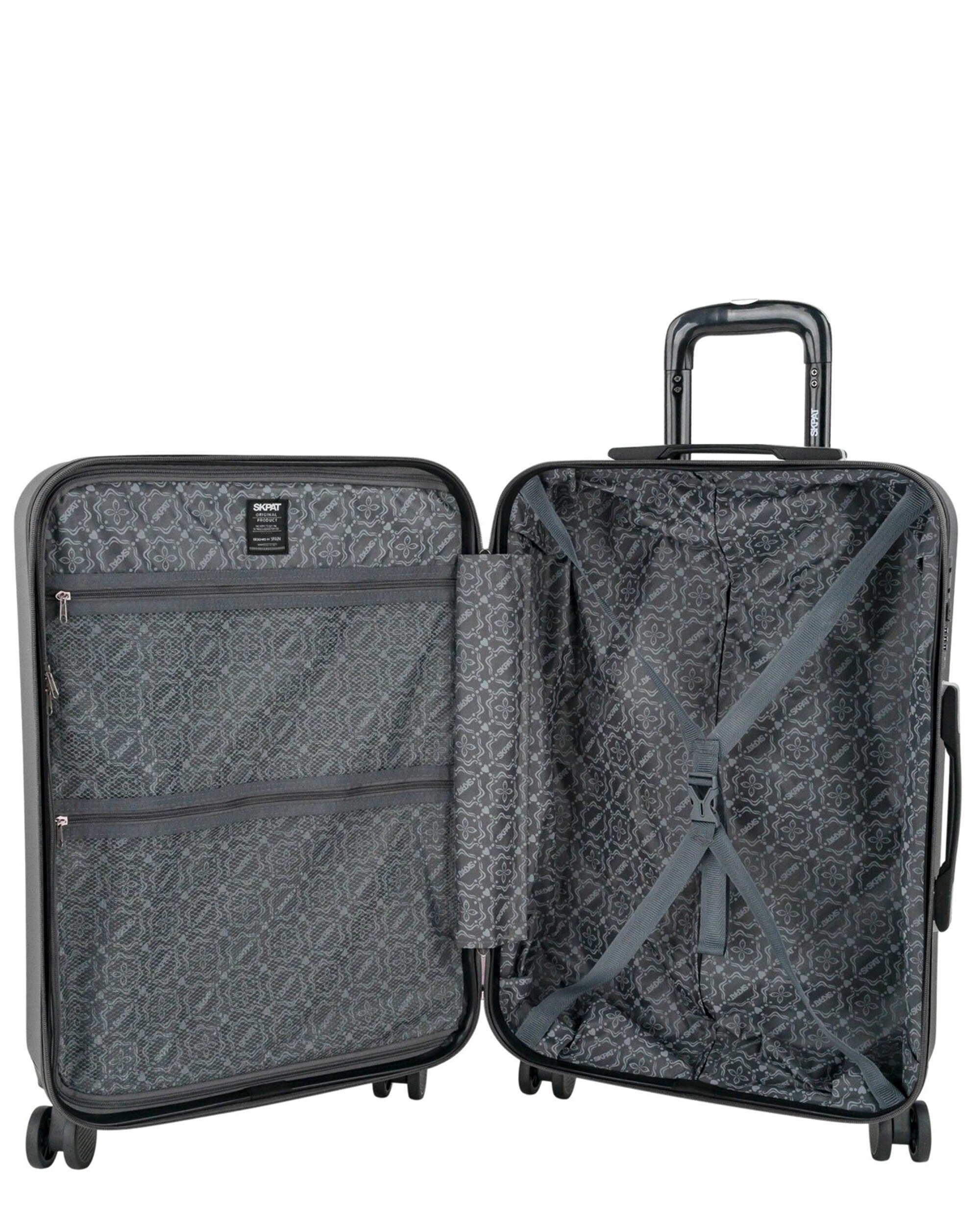 Mala Média Tiber Rígida com Capacidade 70l Cinzento-4