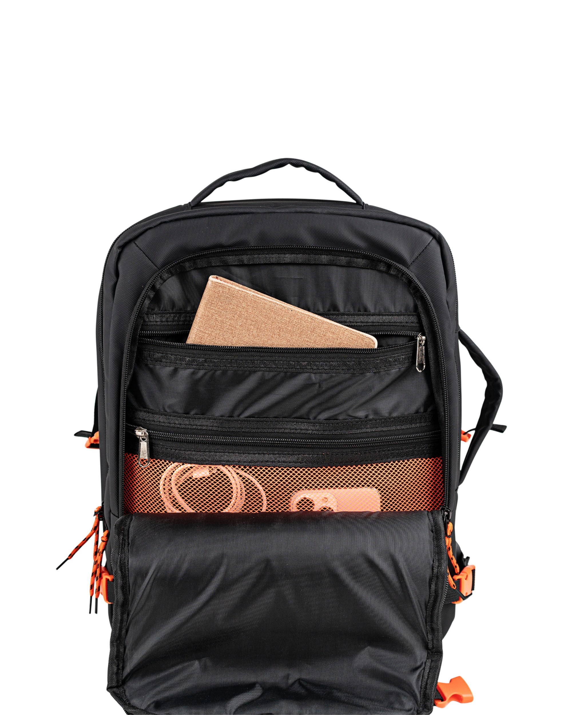 Mochila de Viagem para Cabine Extensível Preto-3