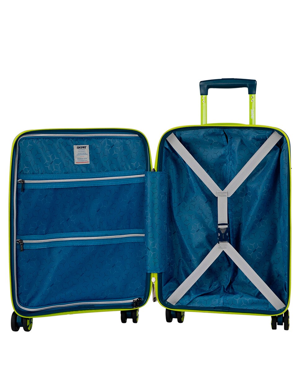 Mala de Cabine Rígida com Capacidade de 38 L Azul-4