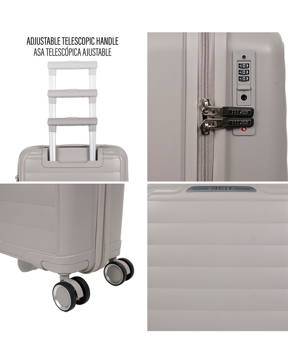 Mala de Cabine Luton com Capacidade de 36l Castanho-5