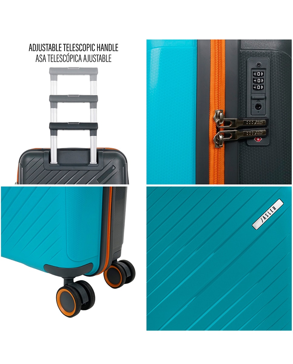 Mala Média Tivoli com Capacidade de 65l Turquesa-5
