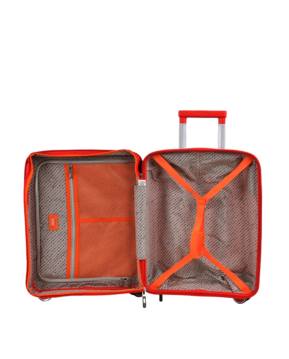 Conjunto de Malas (cabine e Média) Grenoble com Capacidade de 65l Vermelho-6