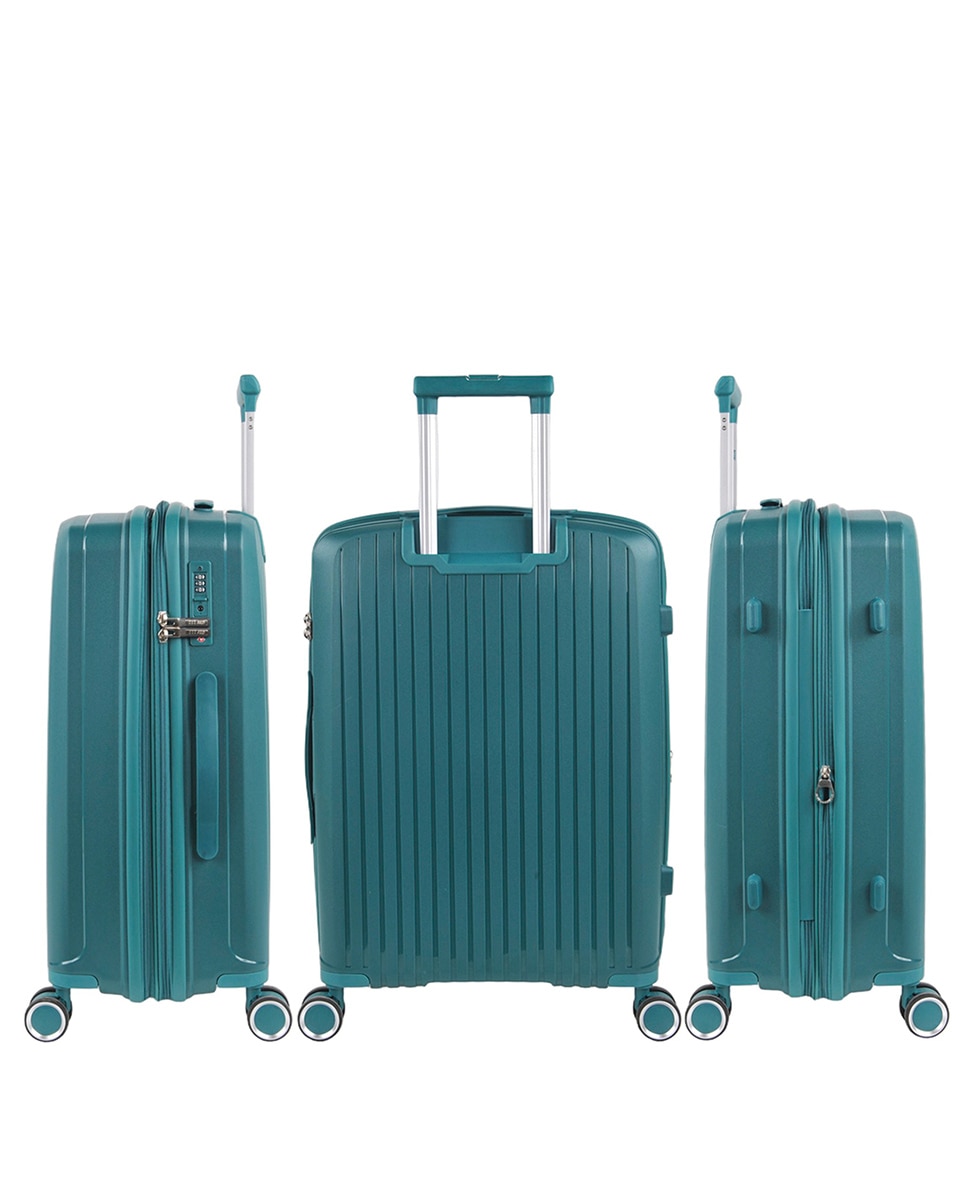 Conjunto de Malas (pequena e Grande) Grenoble com Capacidade de 96l Verde-2