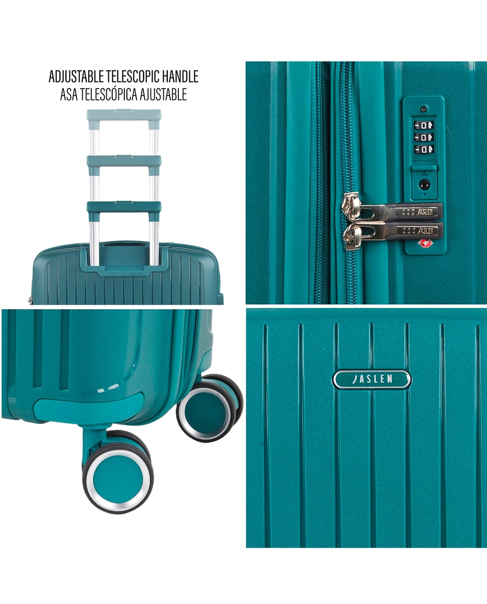 Conjunto de Malas (pequena e Grande) Grenoble com Capacidade de 96l Verde-4