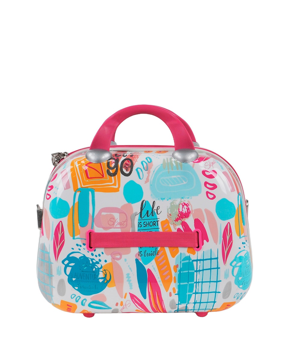 Necessaire de Viagem Chloe Rígido com Capacidade de 16 L Fúcsia-4