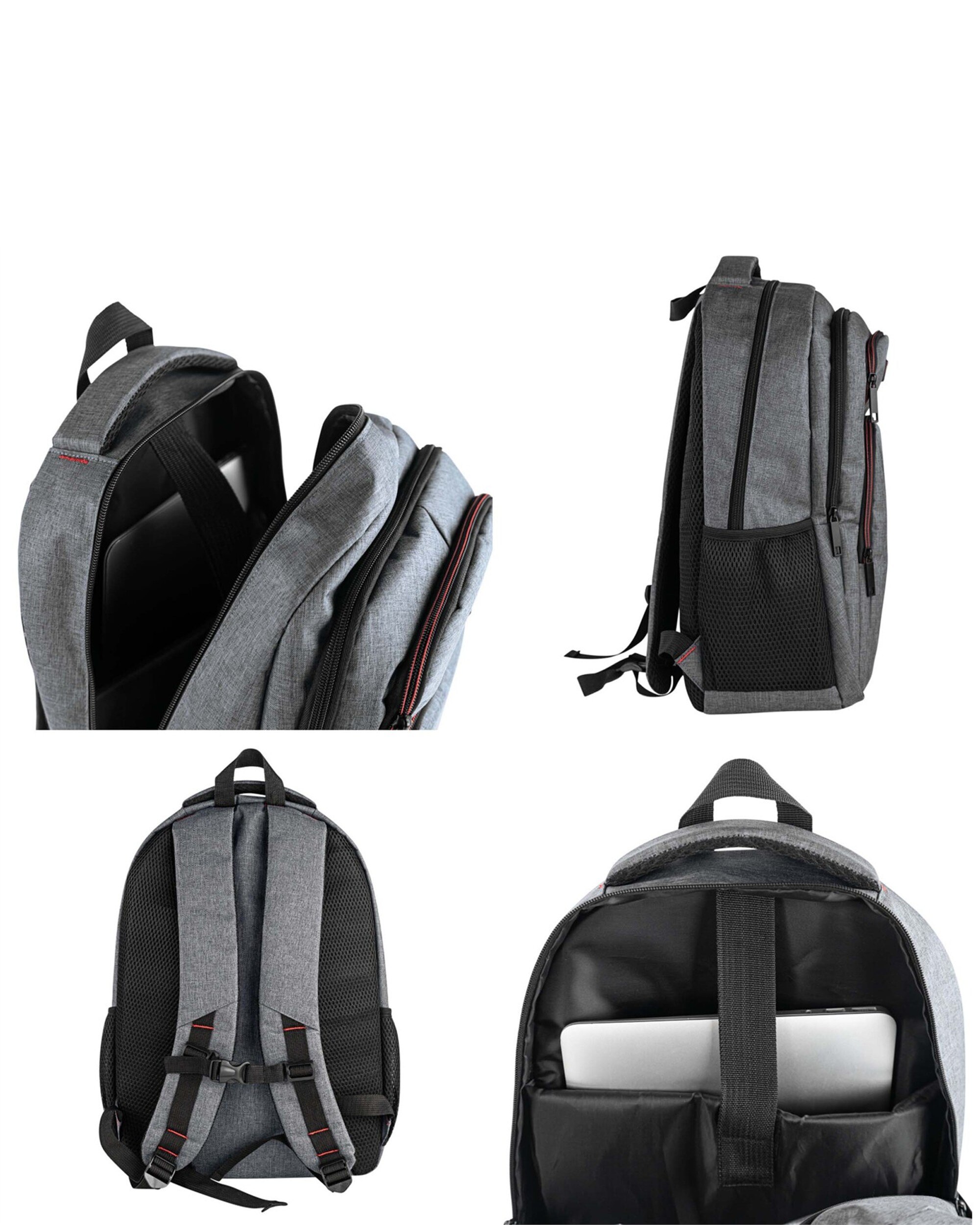 Conjunto de Mala e Mochila de Cabine Turín Capacidade 60l Preto-2