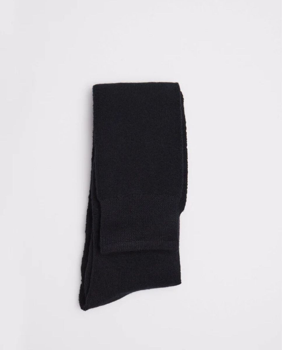 Meias Altas Térmicas Extra Largas Preto-2