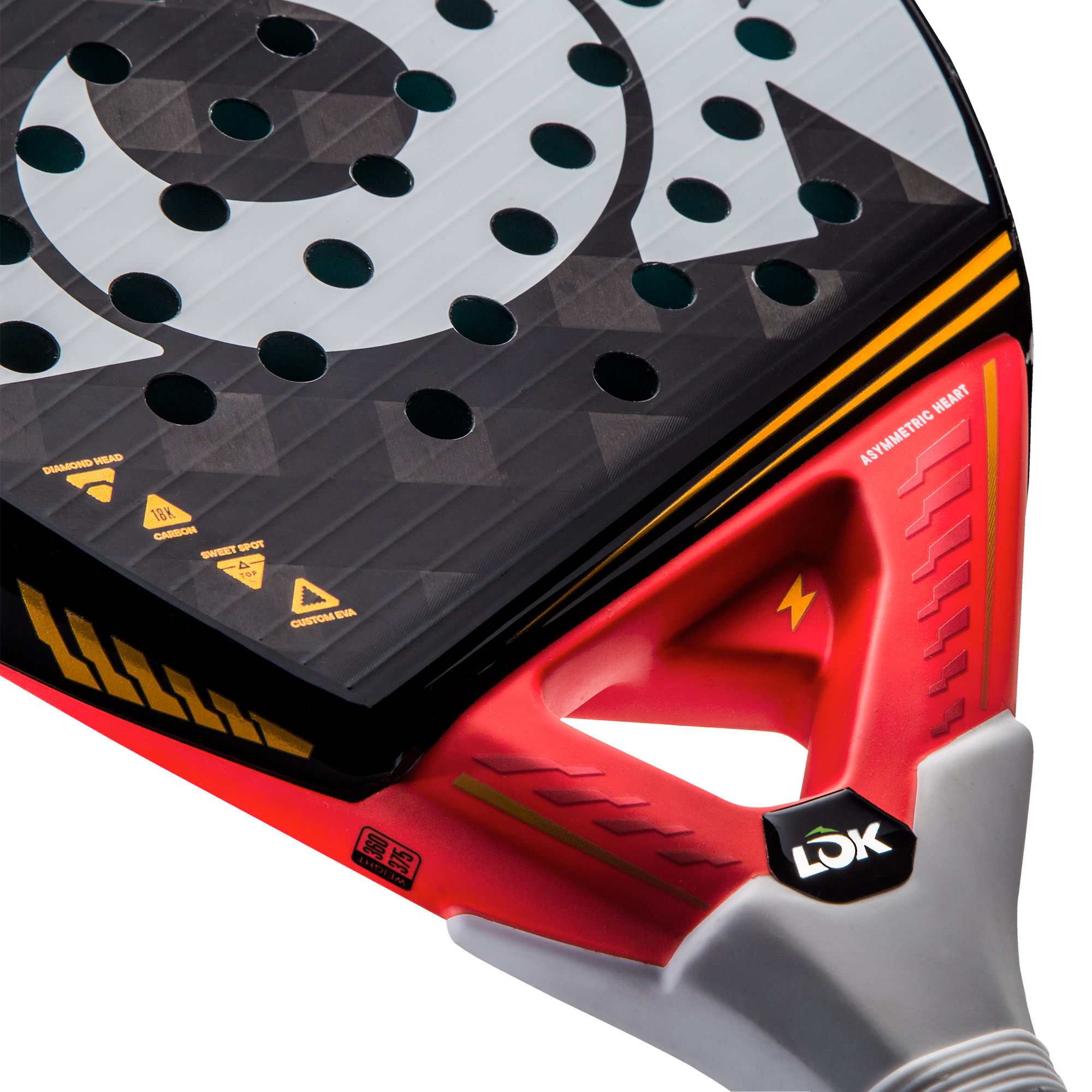 Raquete de Pádel Maxx Hype Lok Vermelho-3