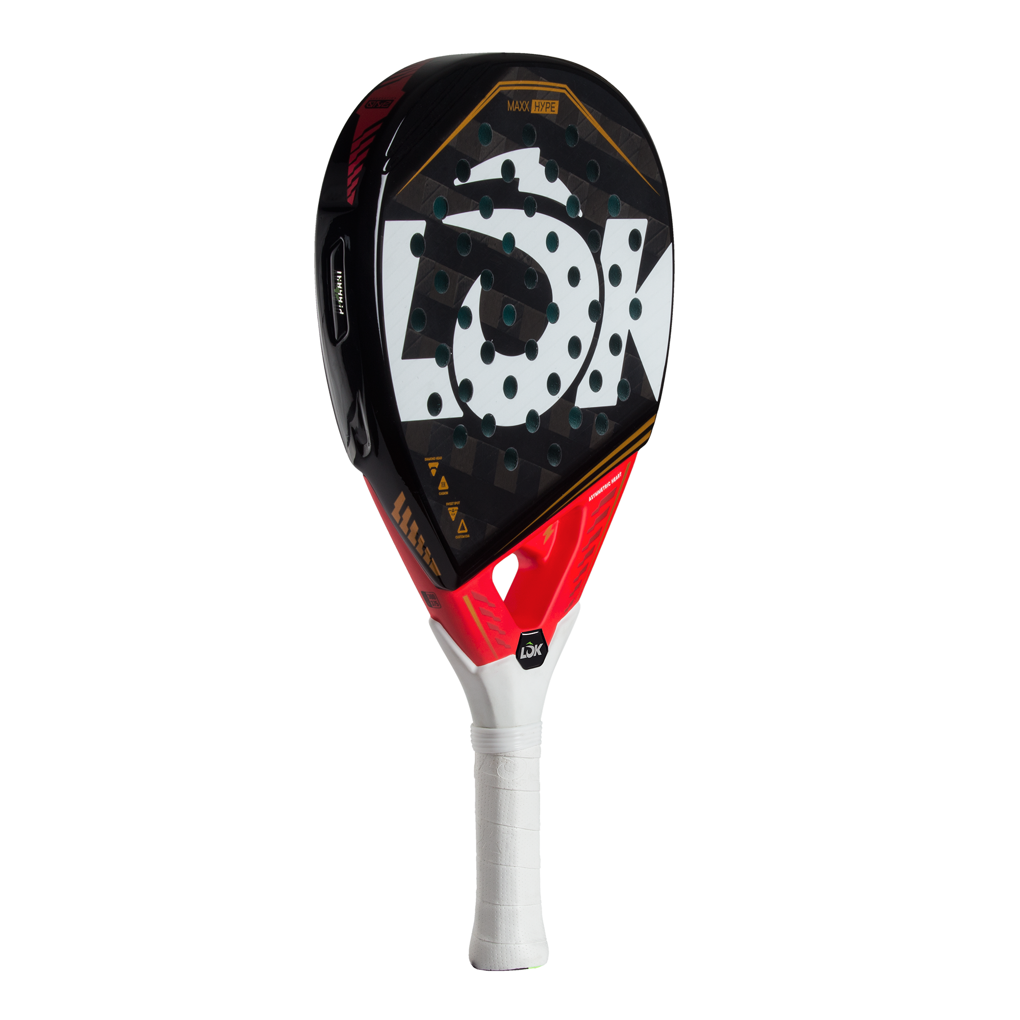 Raquete de Pádel Maxx Hype Lok Vermelho-4