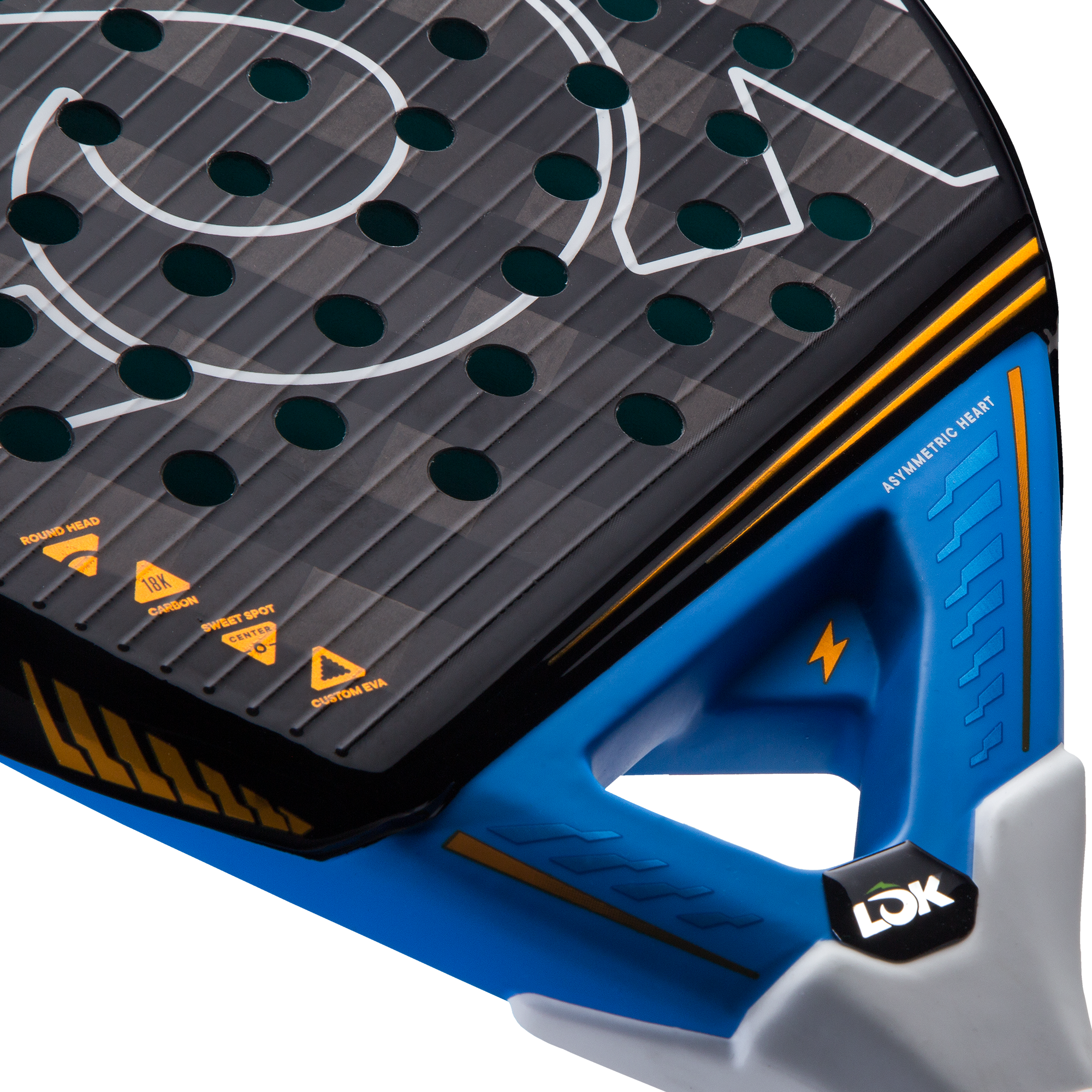 Raquete de Pádel Maxx Flow Lok Azul-2