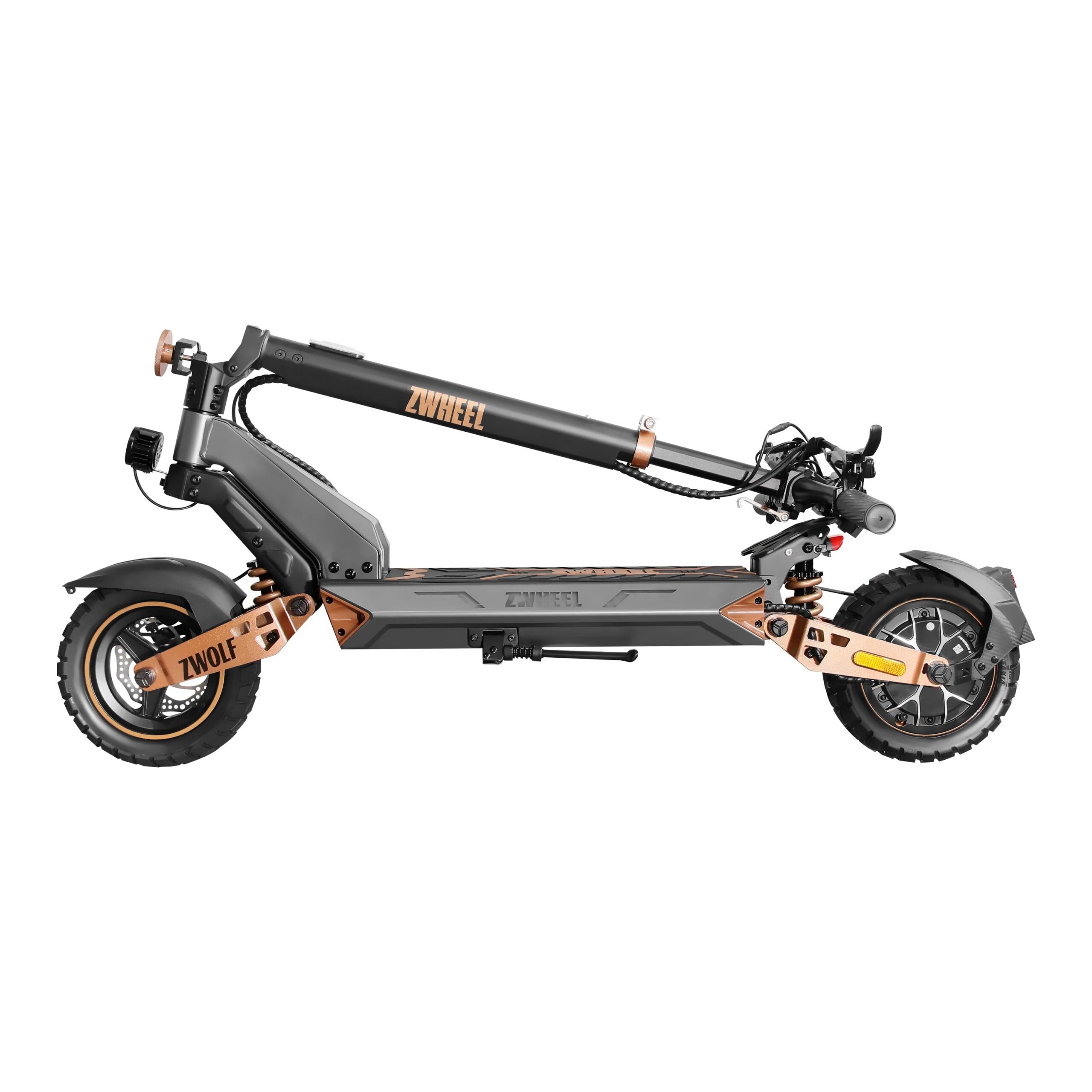 Trotinete Elétrica Zwolf Plus de Zwheel Castanho-2