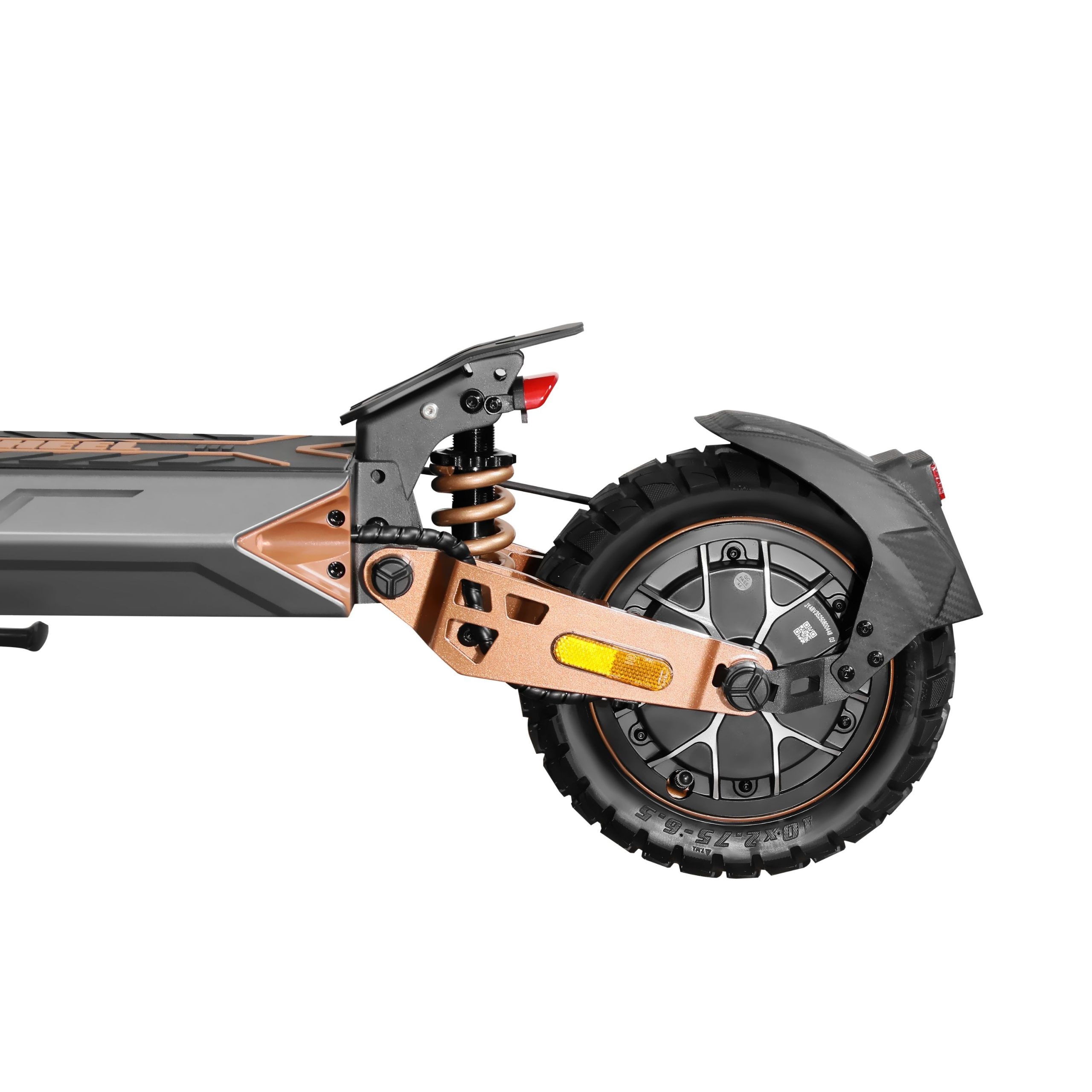 Trotinete Elétrica Zwolf Plus de Zwheel Castanho-4