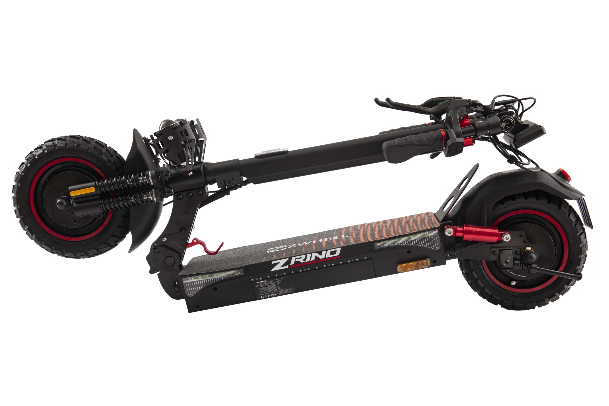 Trotinete Elétrica Zrino Duo Max Zwheel Preto-2