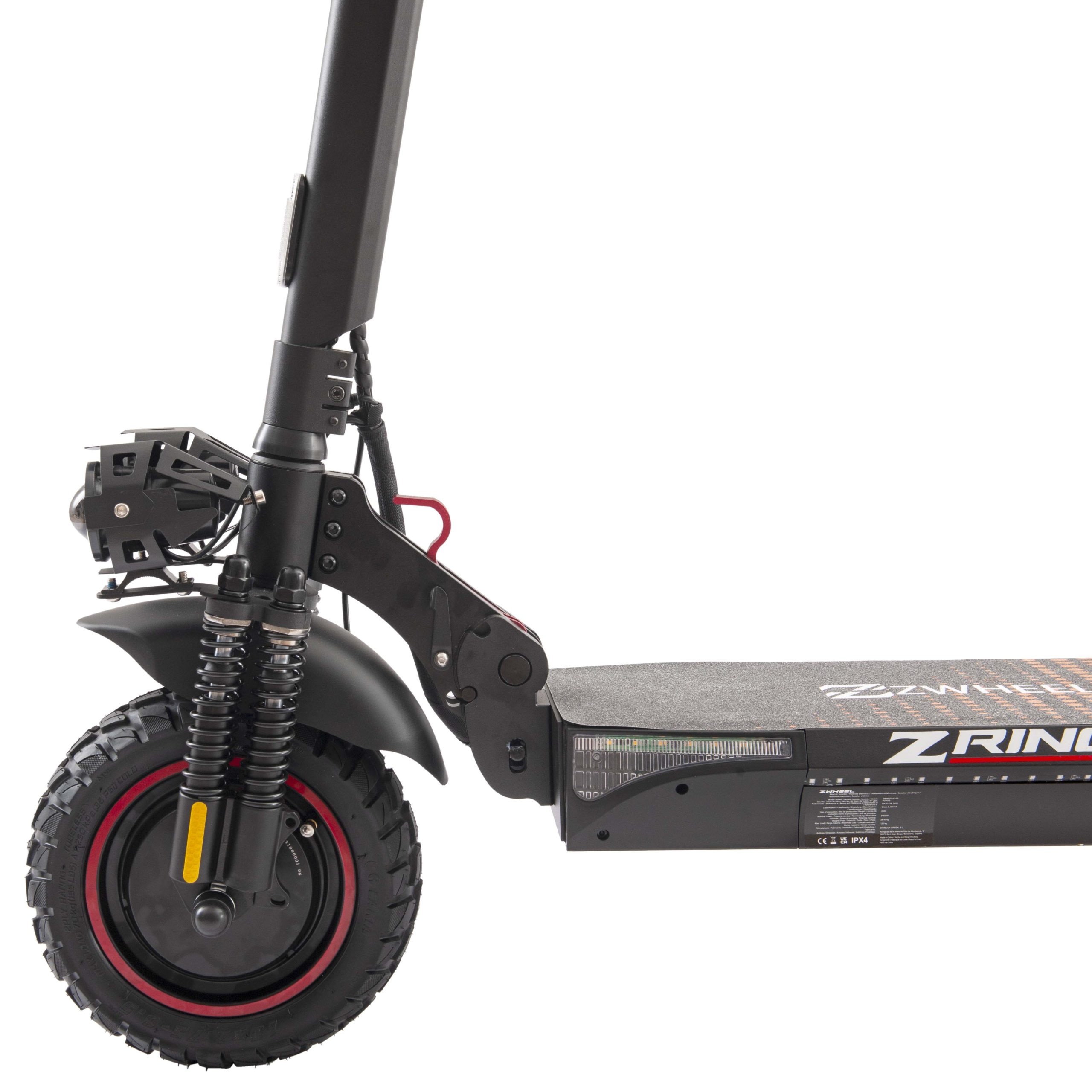 Trotinete Elétrica Zrino Duo Max Zwheel Preto-3