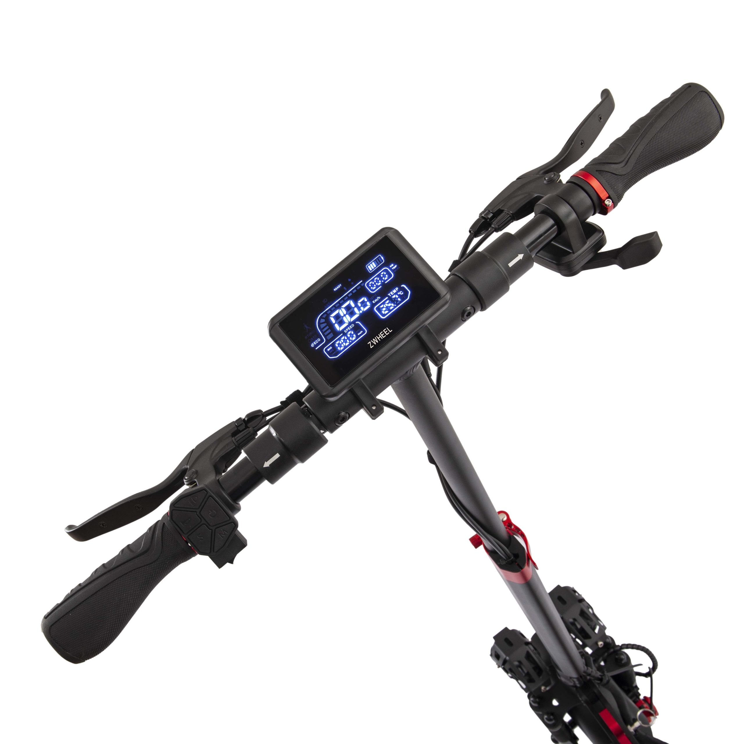 Trotinete Elétrica Zrino Duo Max Zwheel Preto-5