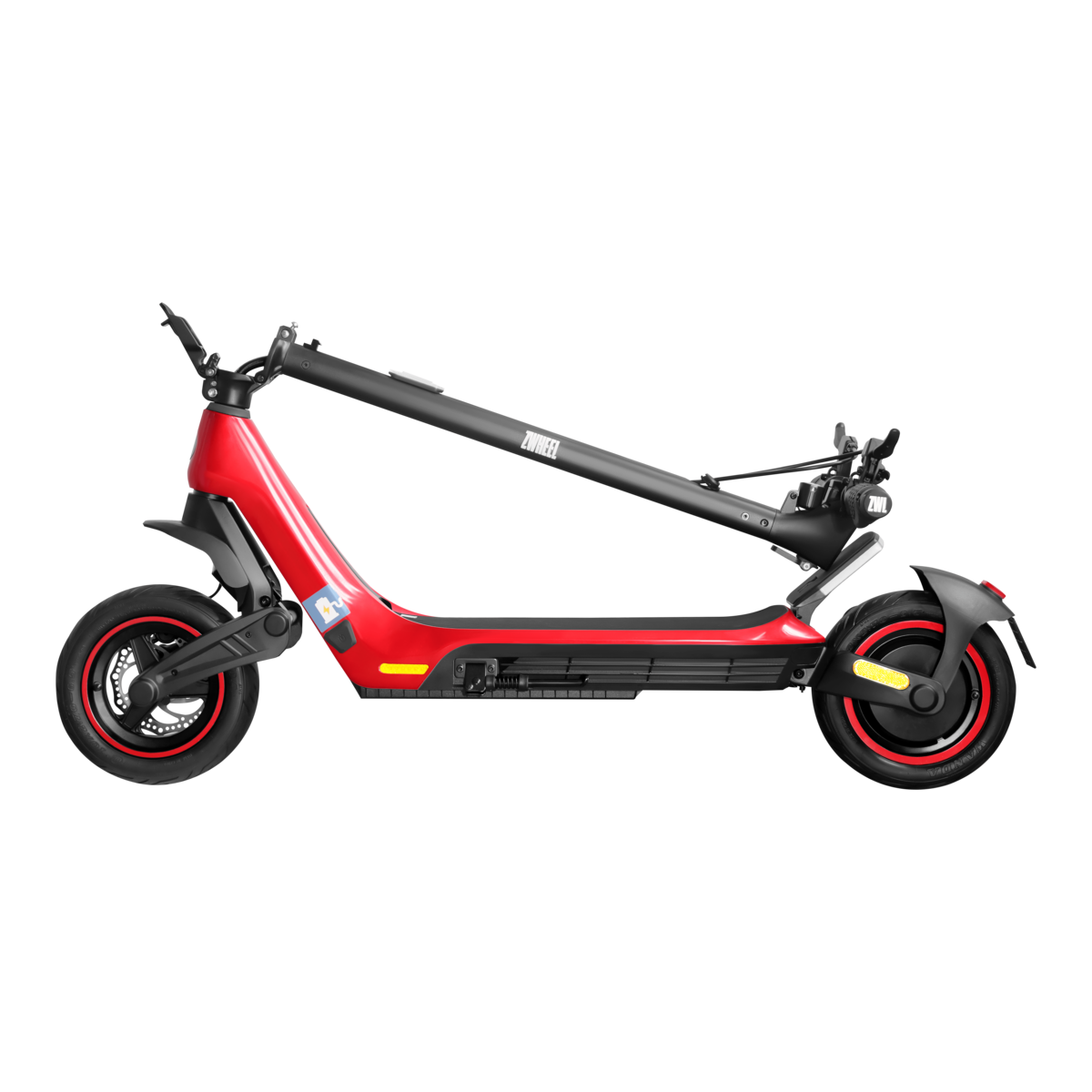 Patinete Elétrico Dobrável ZLion PRO Corallium Vermelho-2