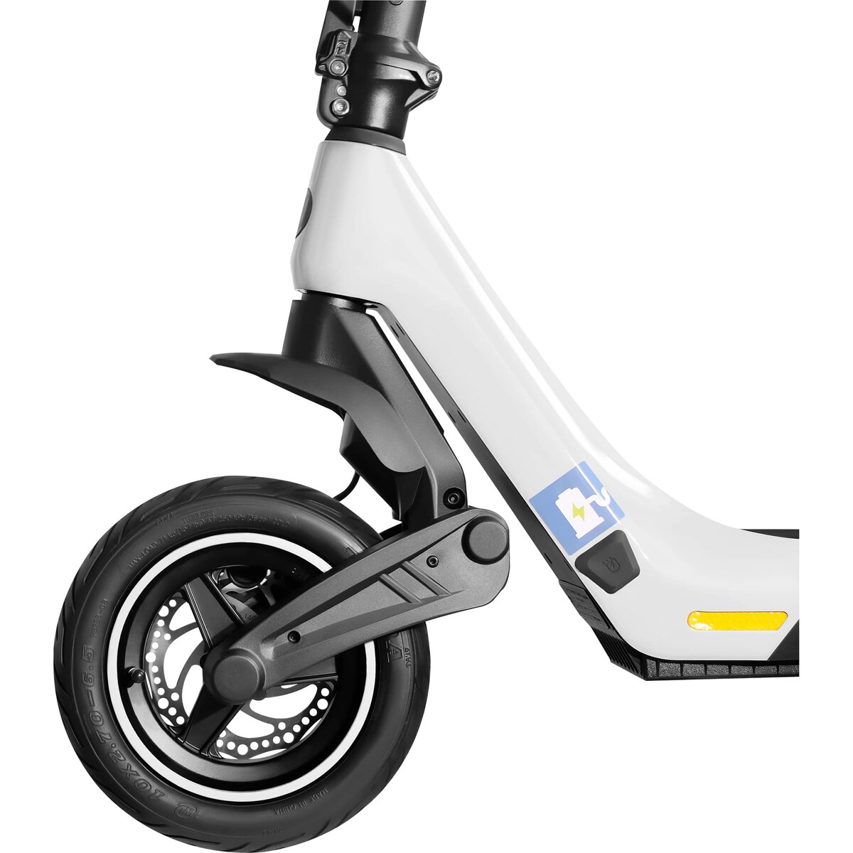 Patinete Elétrico Dobrável Zlion Pro White Satin Branco-3