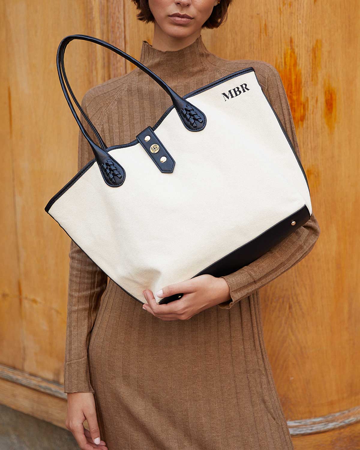 Mala Shopper Sintra Branco-5