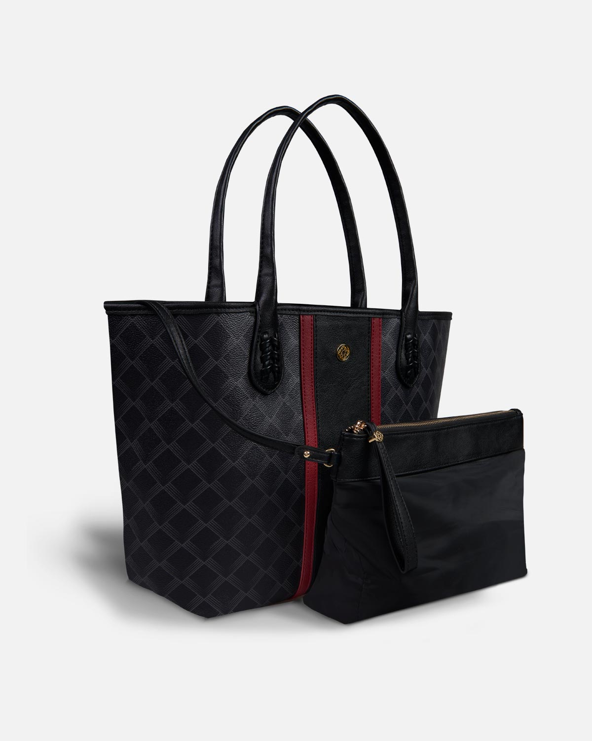 Mala a Tiracolo Kensington Arrow Preto-4
