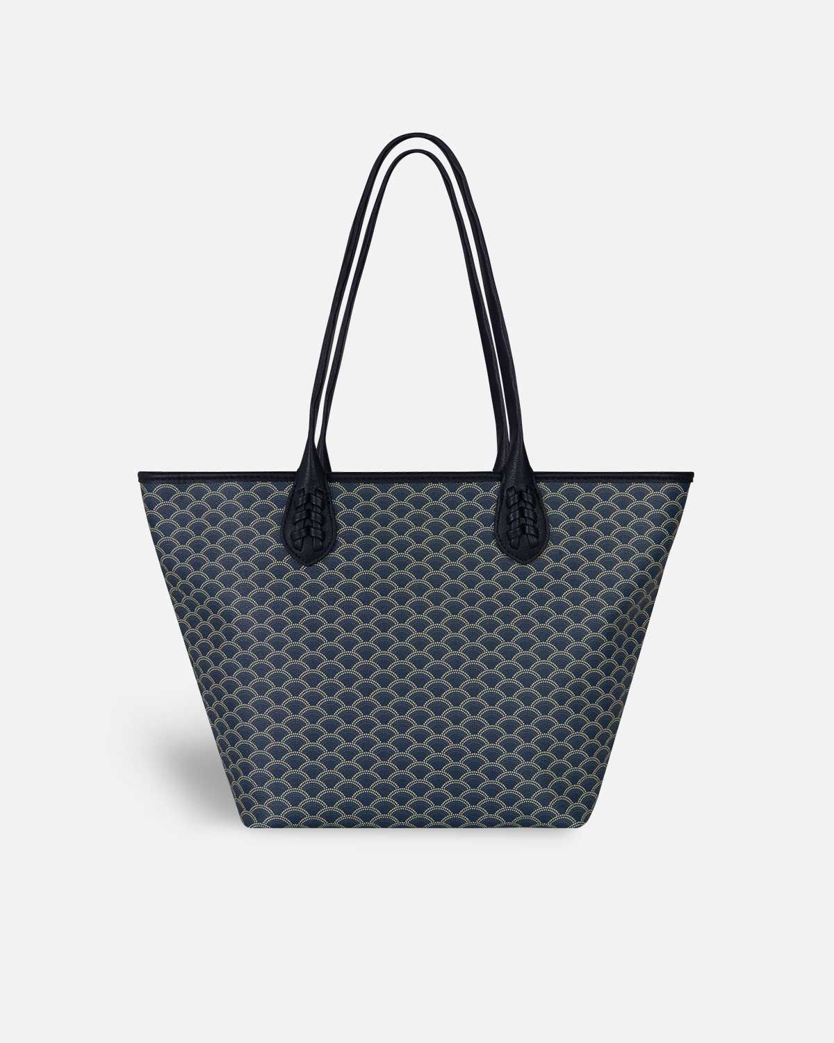 Mala Shopper Kubu Tamanho Médio Azul-marinho-2