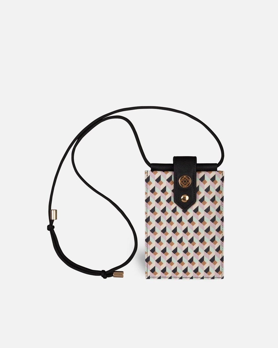 Bolsa para Telemóvel Born com Alça Ajustável e Fecho de Íman Bege-1