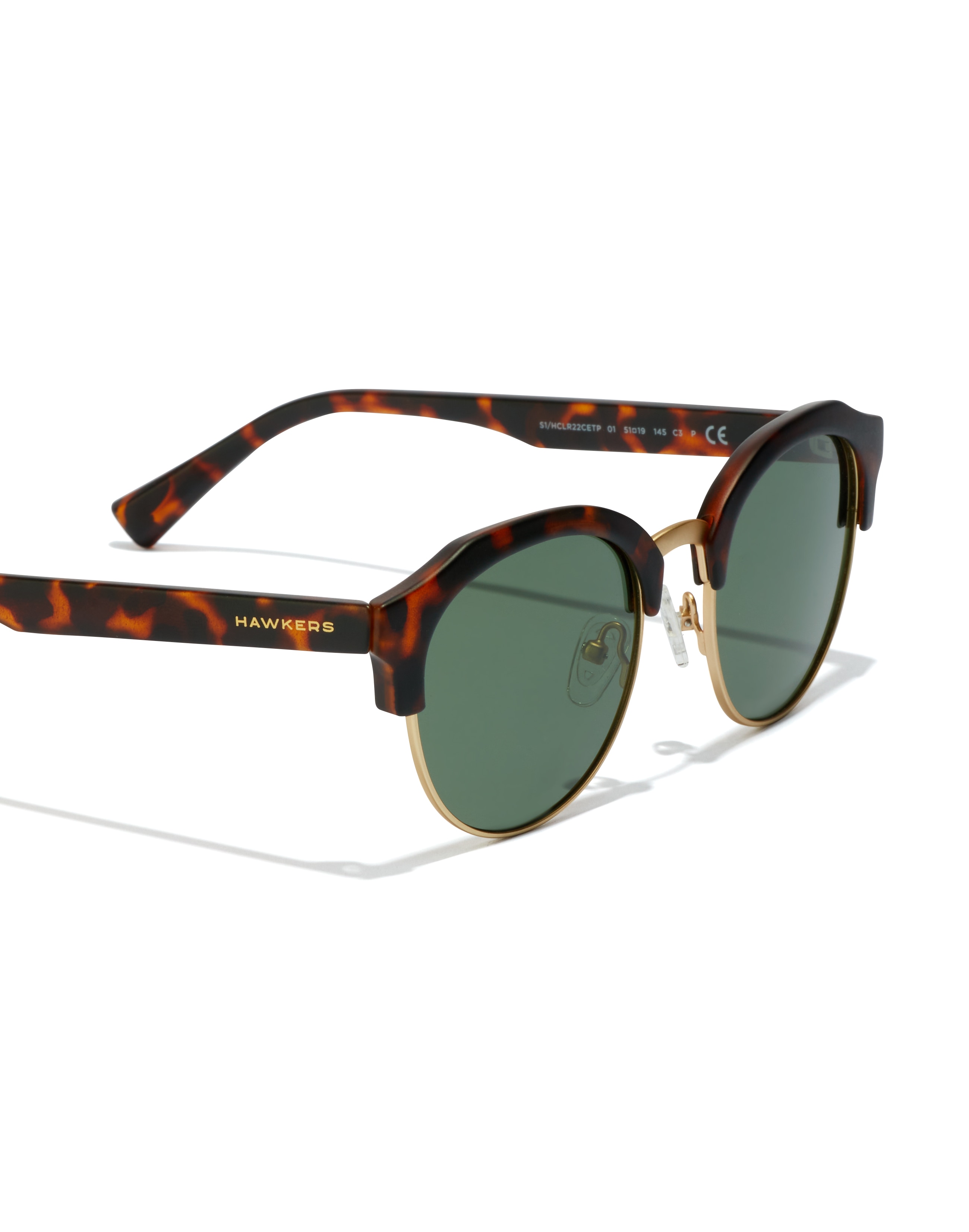 Óculos de Sol Hawkers Classic Rounded Polarizado Castanho-escuro-4