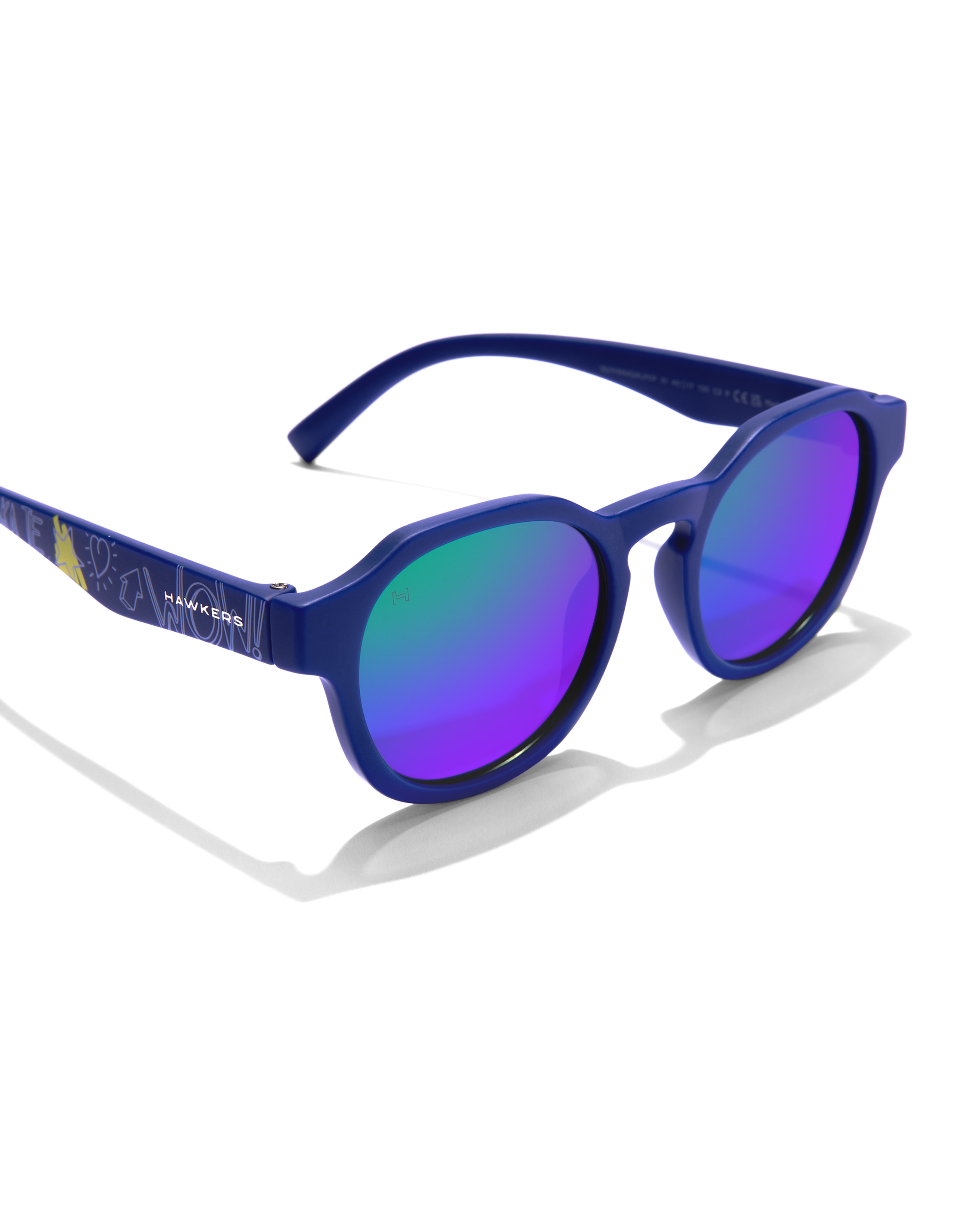 Óculos de Sol Infantil Hawkers Warwick Kids Polarizado Azul-3