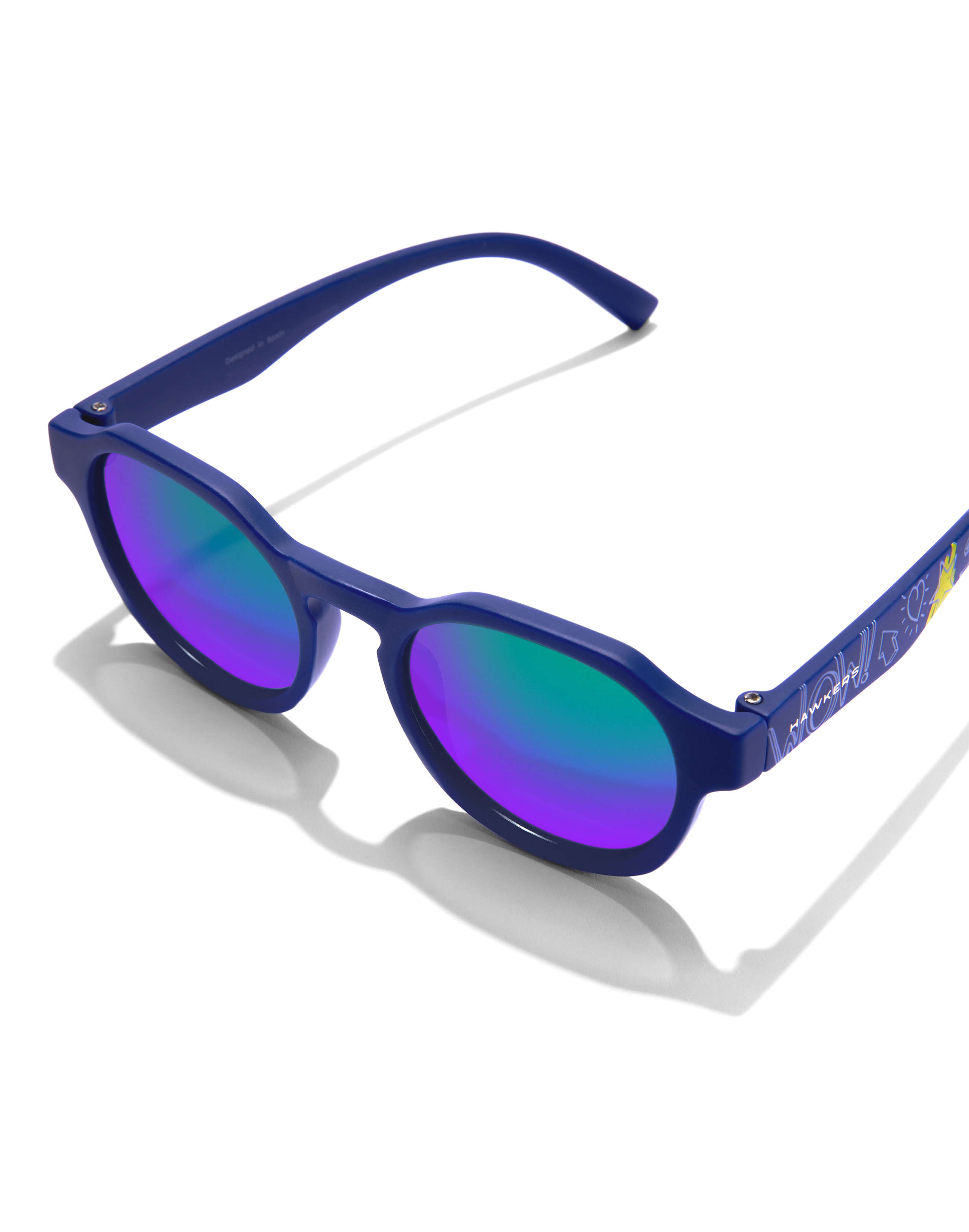 Óculos de Sol Infantil Hawkers Warwick Kids Polarizado Azul-5