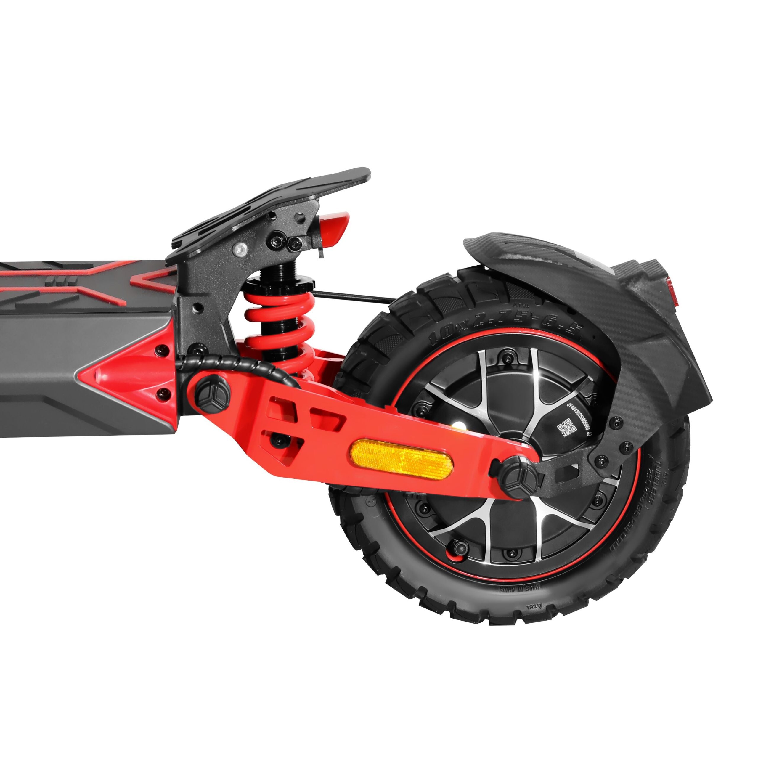 Trotinete Elétrica Zwolf de Zwheel Vermelho-4