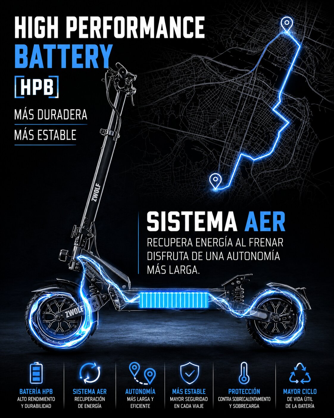 Patinete Elétrico Zwheel Zwolf Vermelho-6