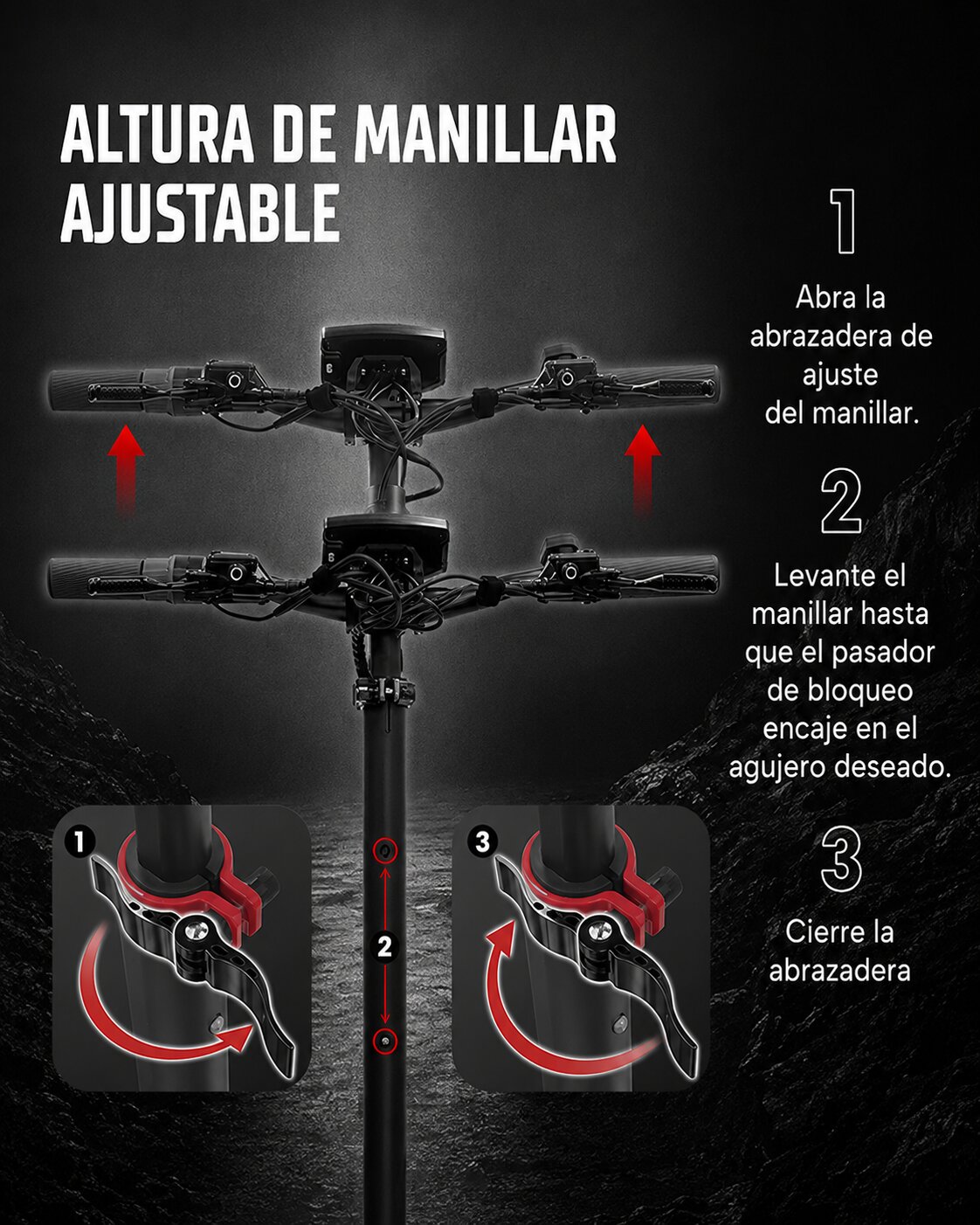 Patinete Elétrico Zwheel Zwolf Vermelho-10