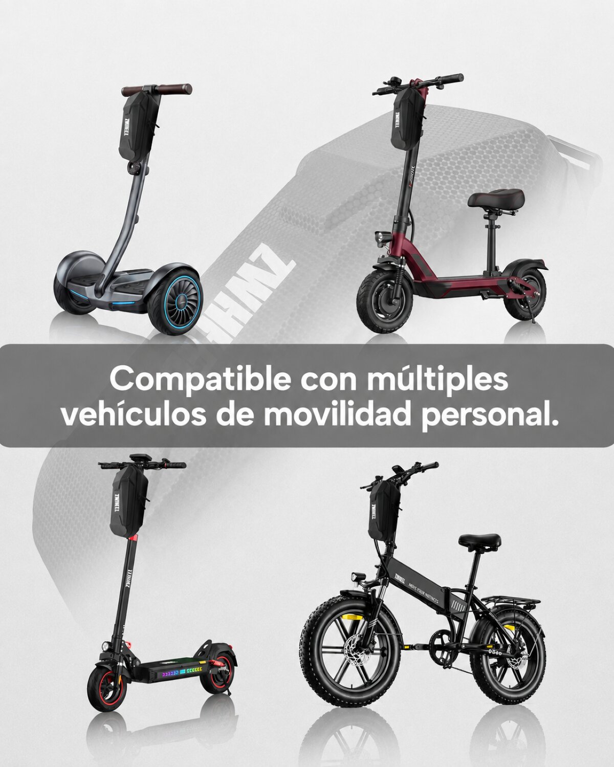 Mochila de Guiador Travel Bag Zwheel Preto-7