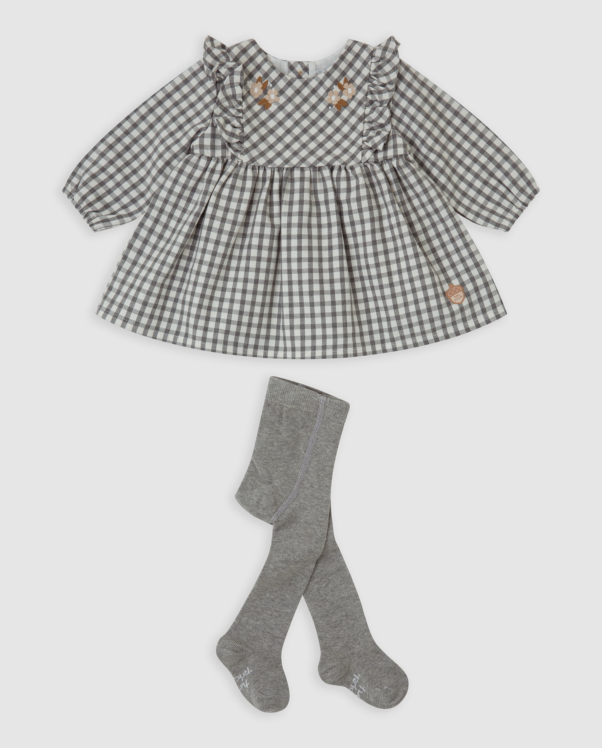 Imagem 0 de Vestido para Bebé Vichy com Collants