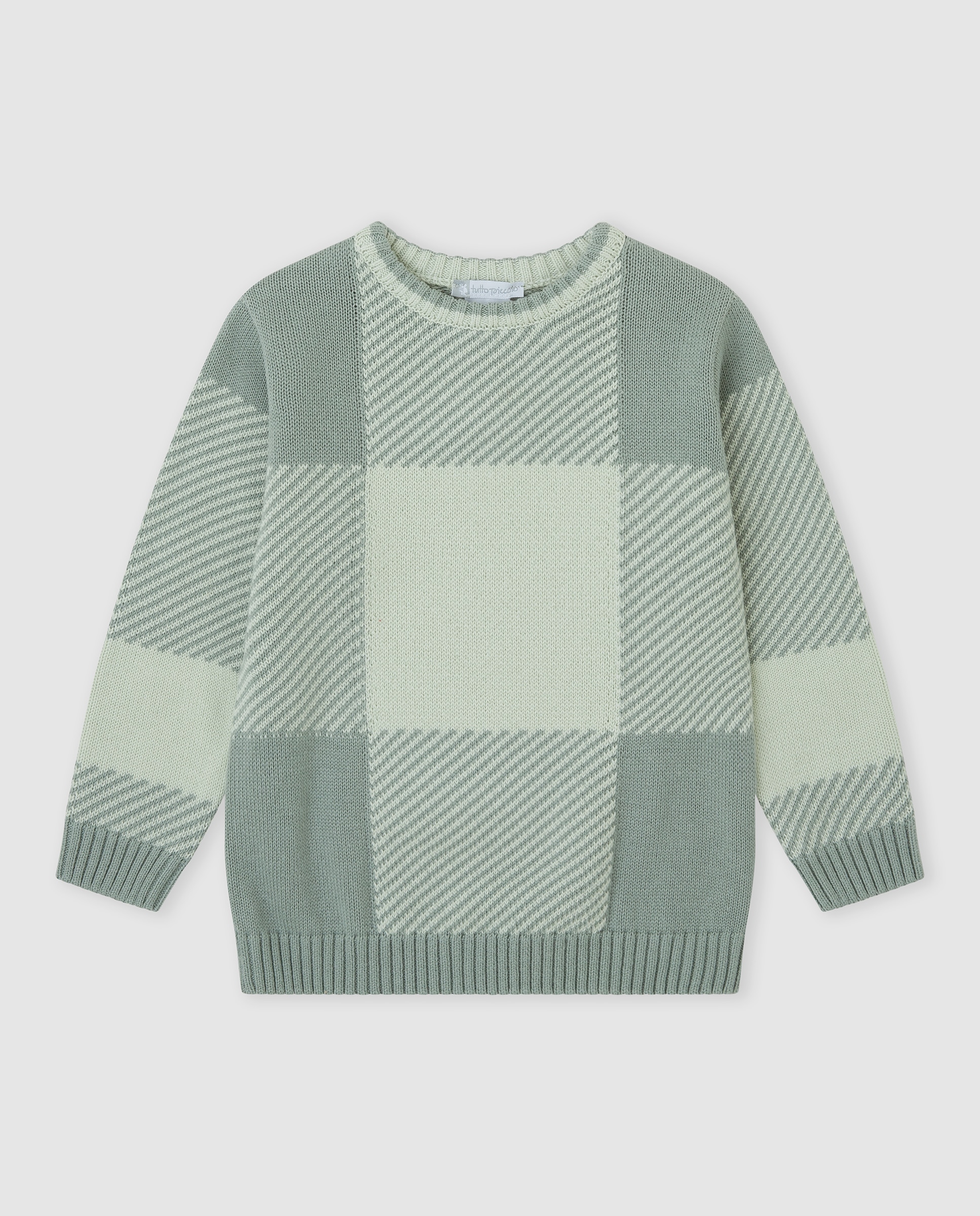 Imagem 0 de Camisola Infantil Tricot Aos Quadrados