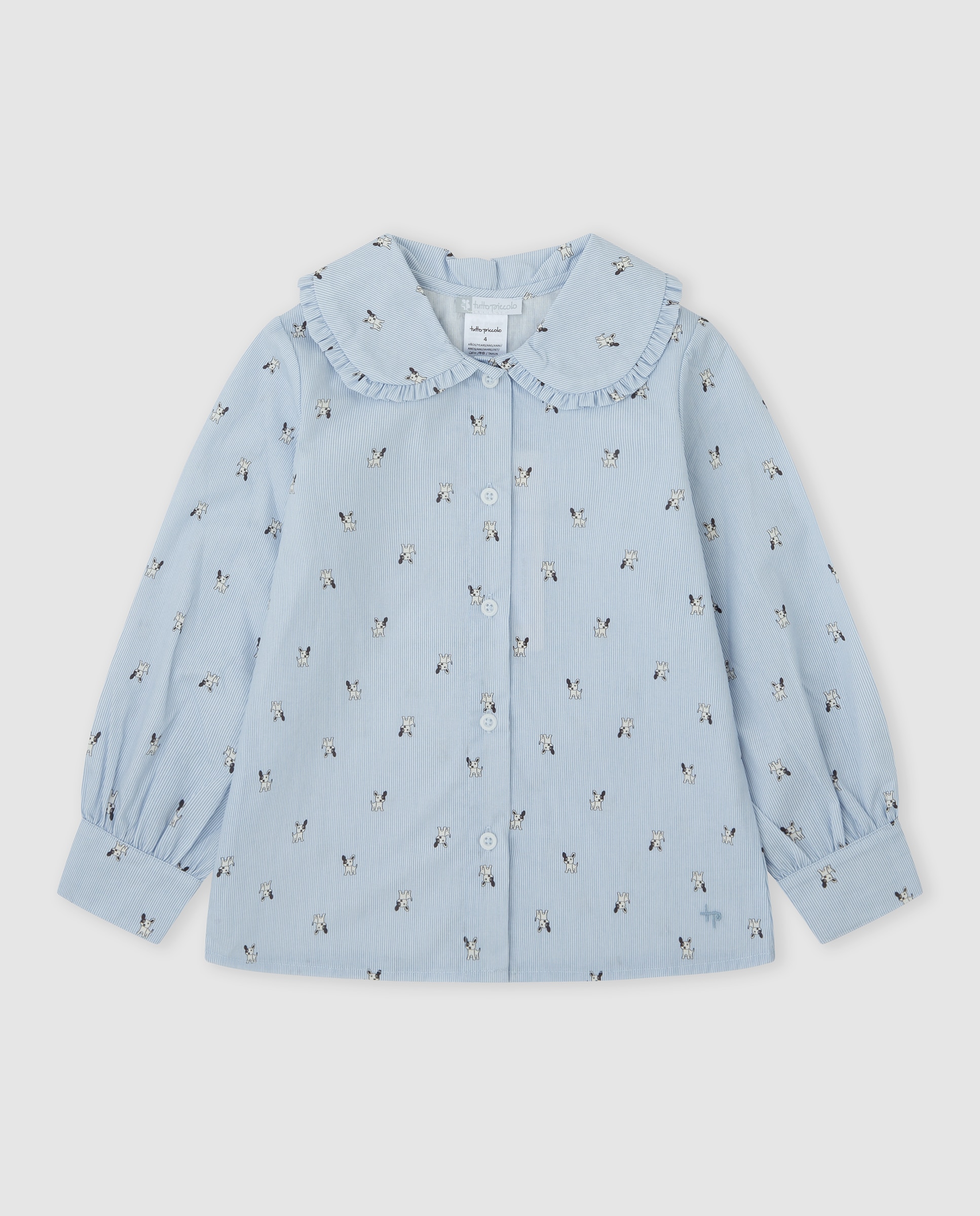 Imagem 0 de Blusa Infantil de Algodão com Estampado de Cães