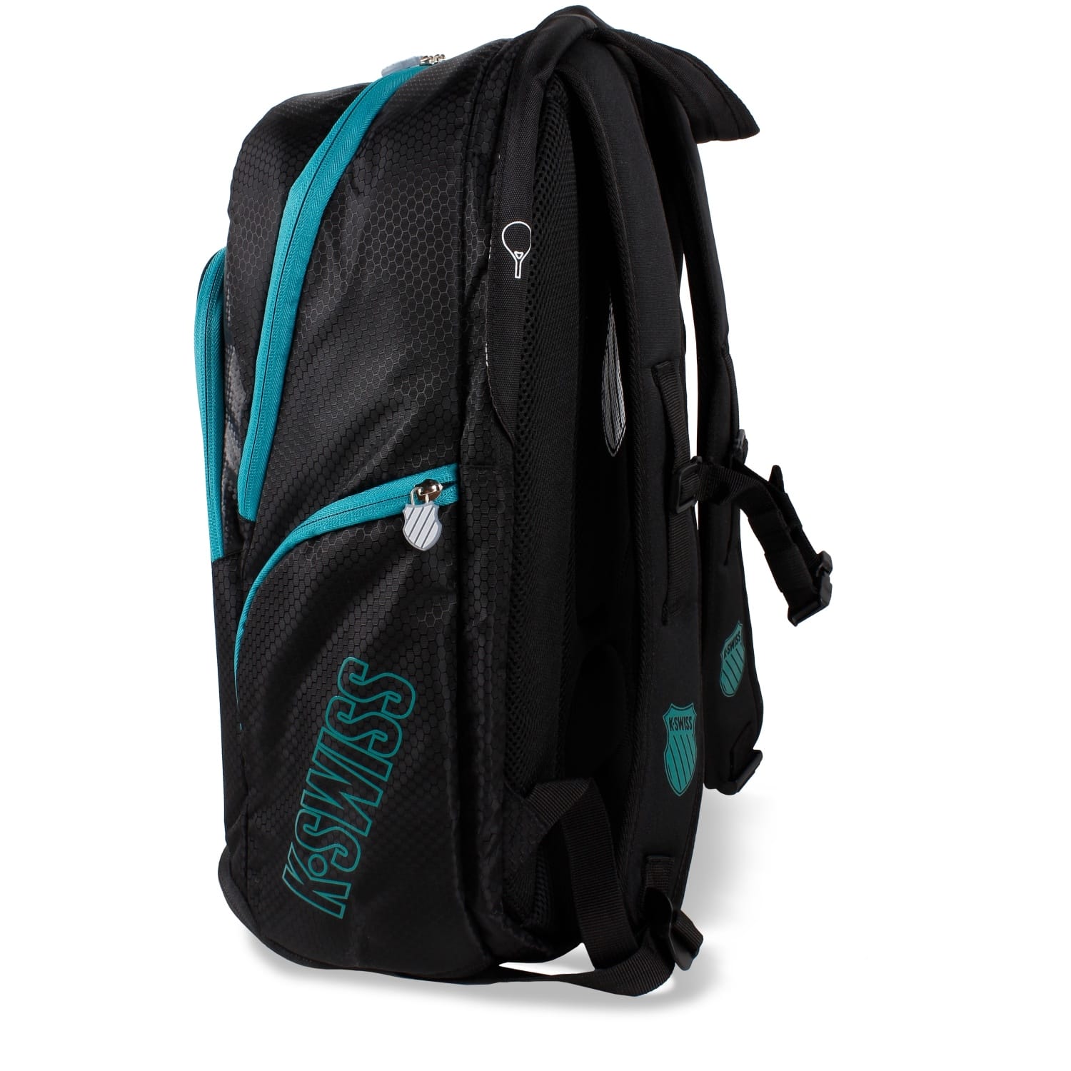 Mochila de Ténis e Pádel Classic K·swiss Preto-4