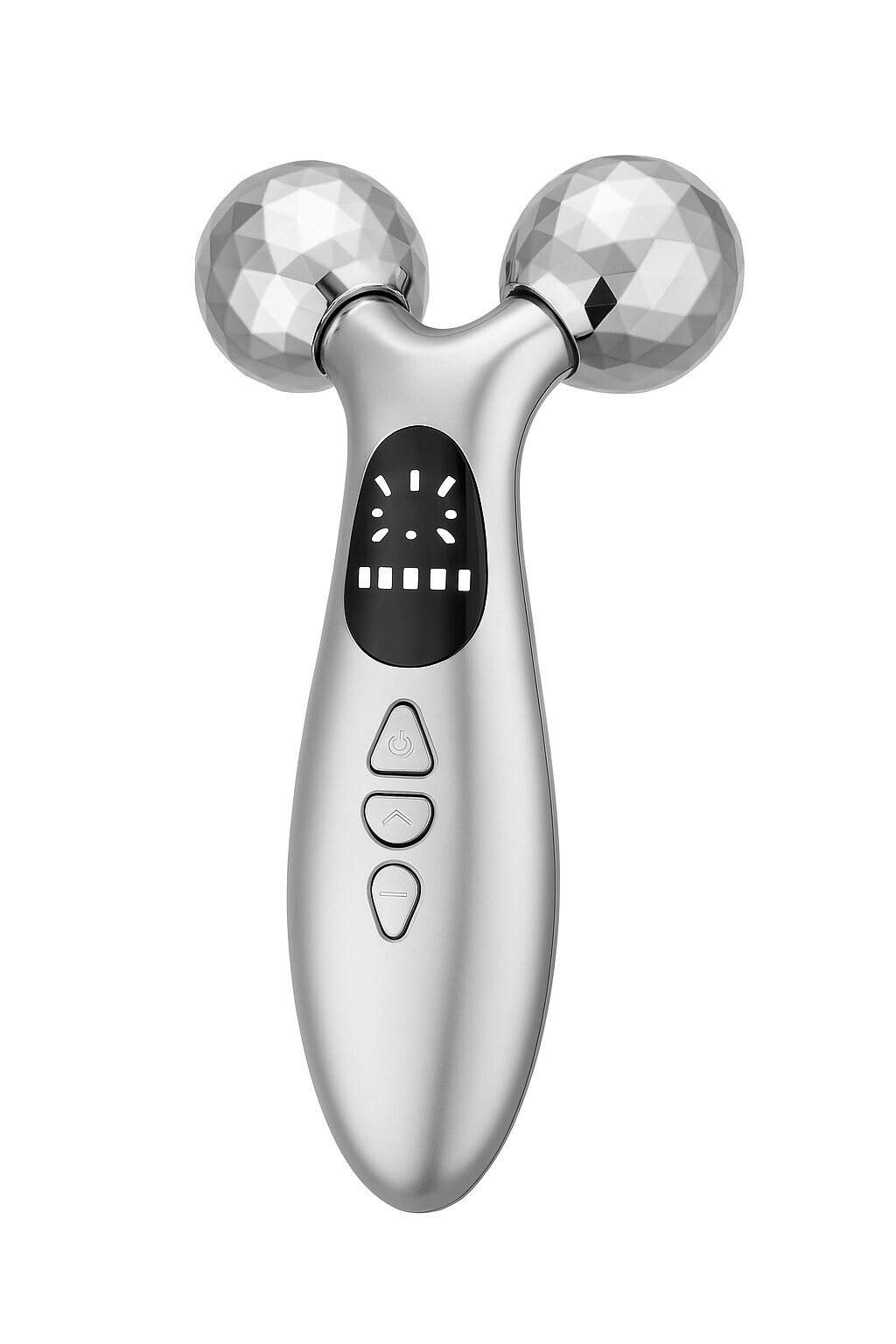 Instrumento de Beleza Facial com Microcorrente Elétrica e Ecrã LED Drakefor DKF-STAR SILVER GOLF Prata-4