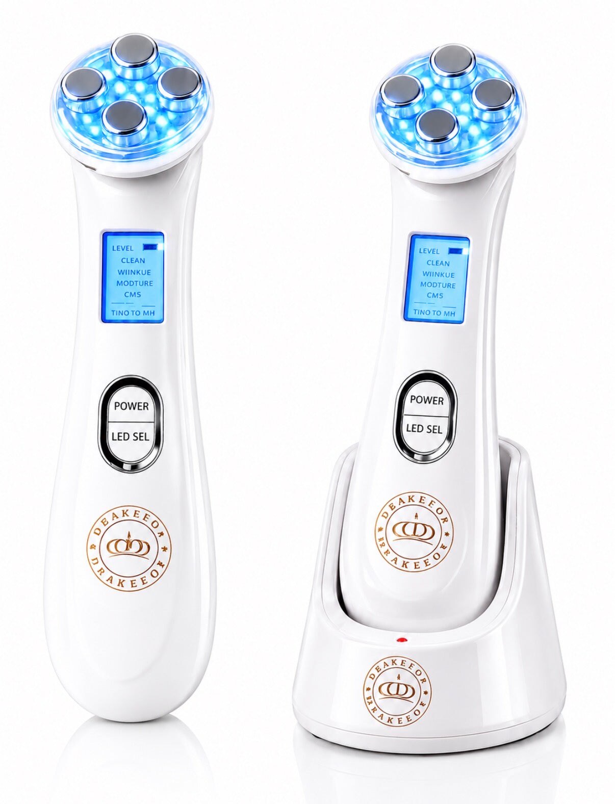 Dispositivo Multifunções Facial e Corporal de Beleza por Radiofrequência Drakefor DKF-9905 Branco-2