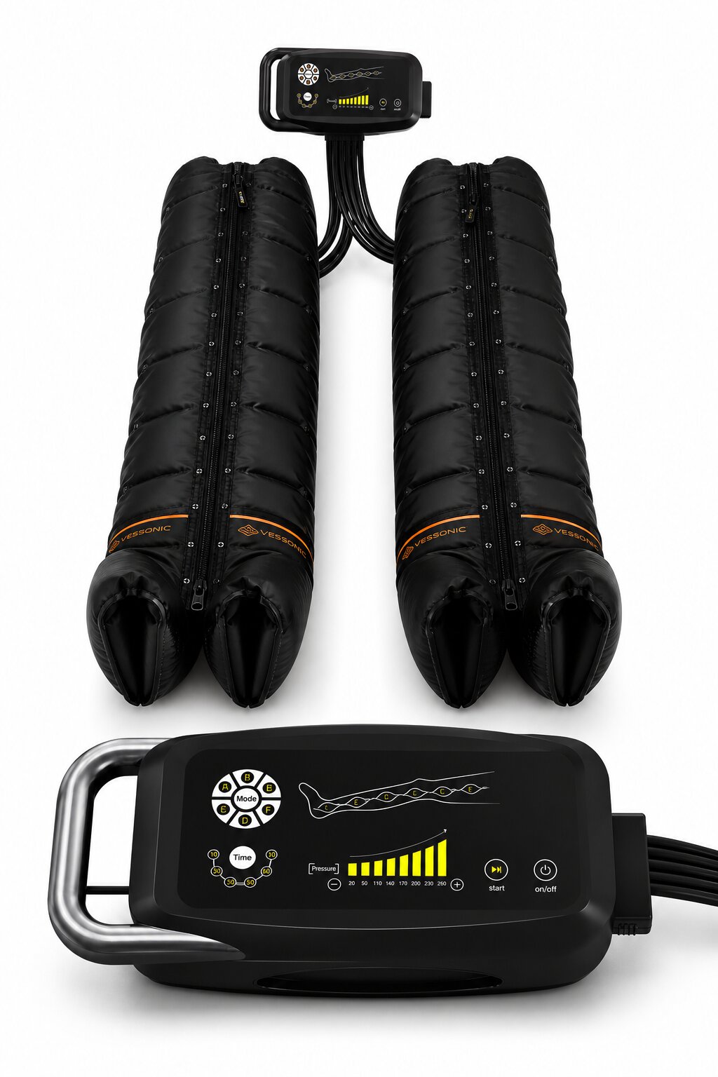 Imagem 0 de Pressoterapia de massagem com compressão de ar e controlo por comando à distância Drakefor DKF-PRESOTERAPIA PARIS