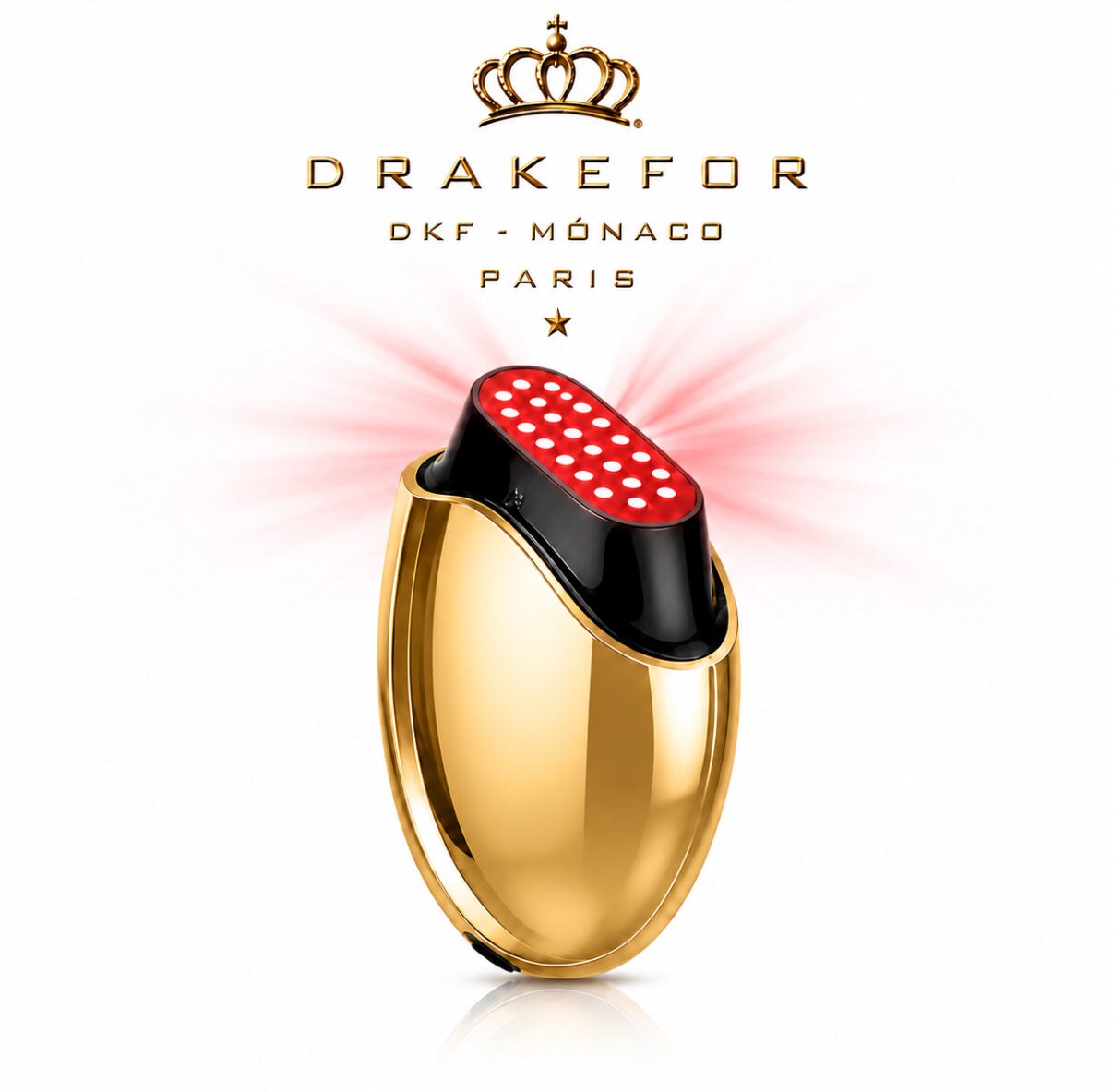 Dispositivo Pessoal de Radiofrequência e Electro-estimulação de Colágeno Drakefor EMS Monaco Ouro-4