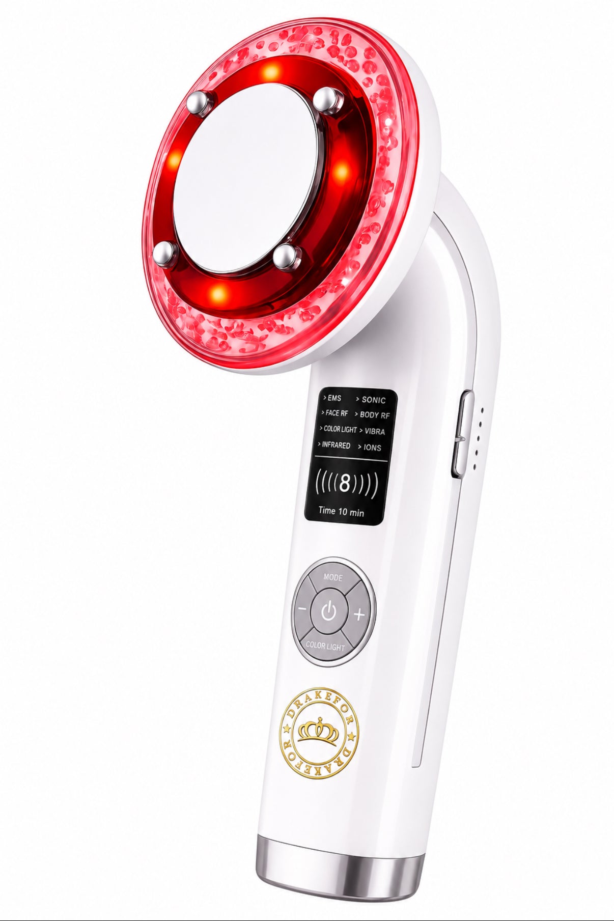 Dispositivo Multifunções de Beleza 8 em 1 de Uso Doméstico Drakefor DKF-980 PLUS Branco-1